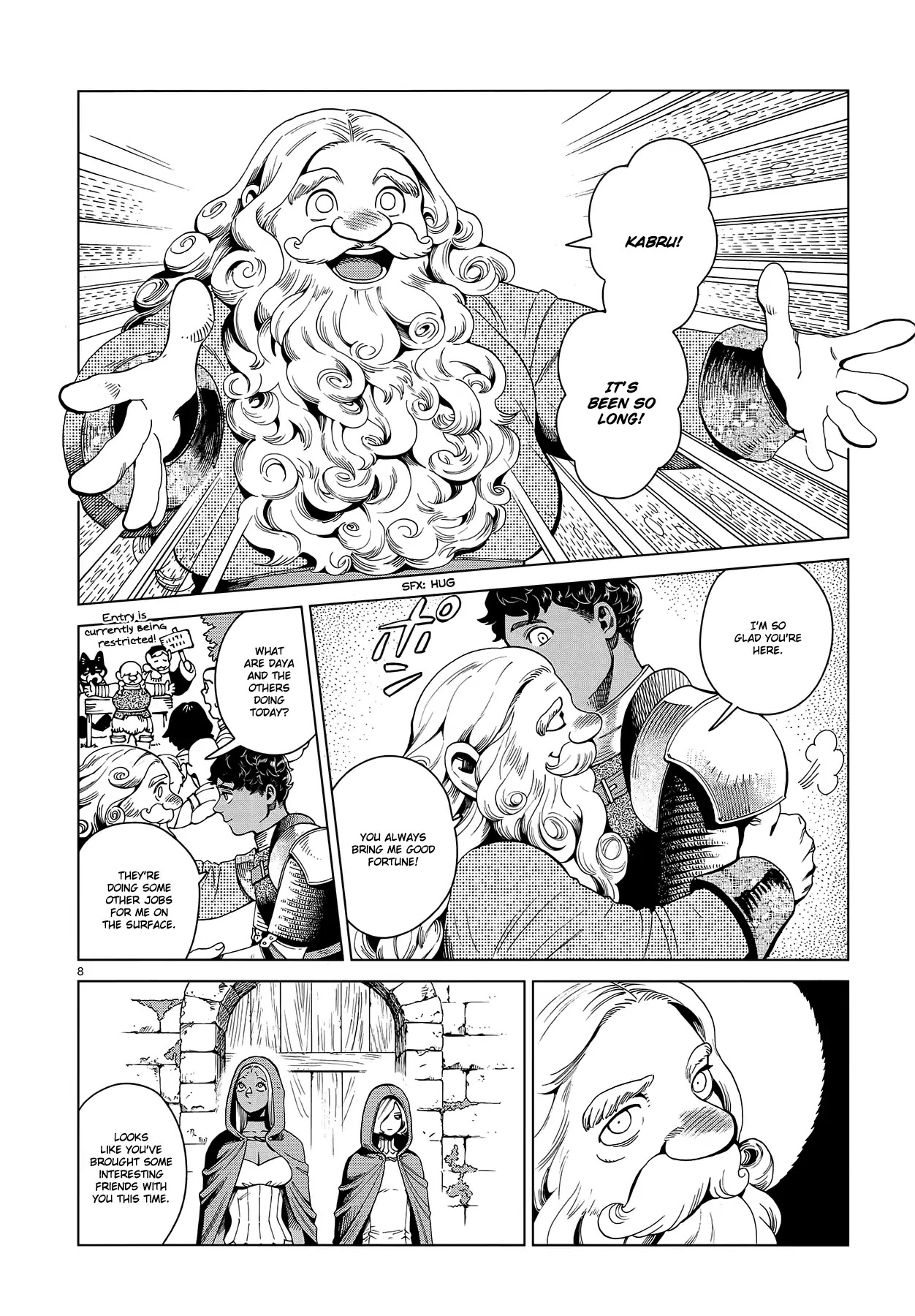 Dungeon Meshi Chapter 53 page 8 - Chapter 53: On the 1st Level