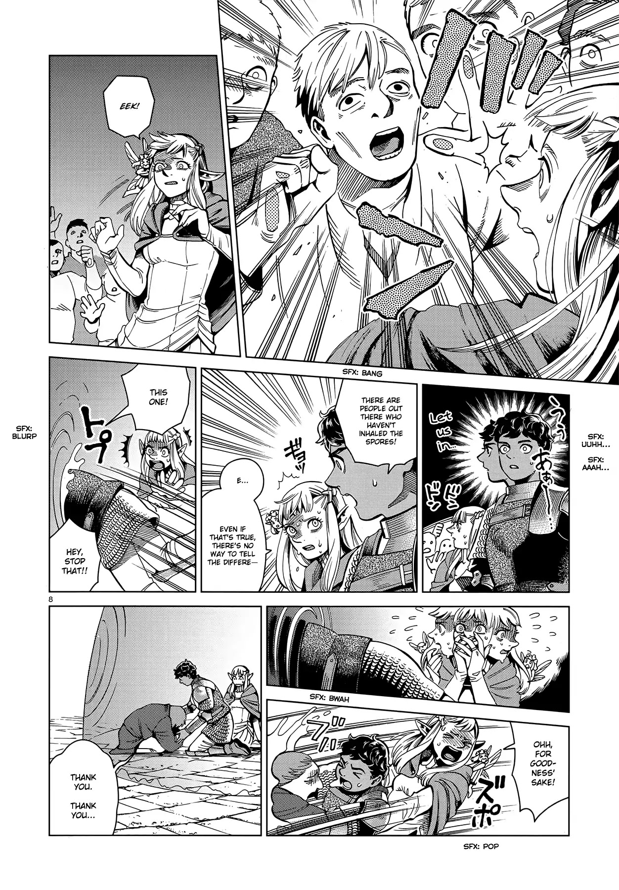 Dungeon Meshi Chapter 54 page 8 - Chapter 54: On the 1st Level, Part II