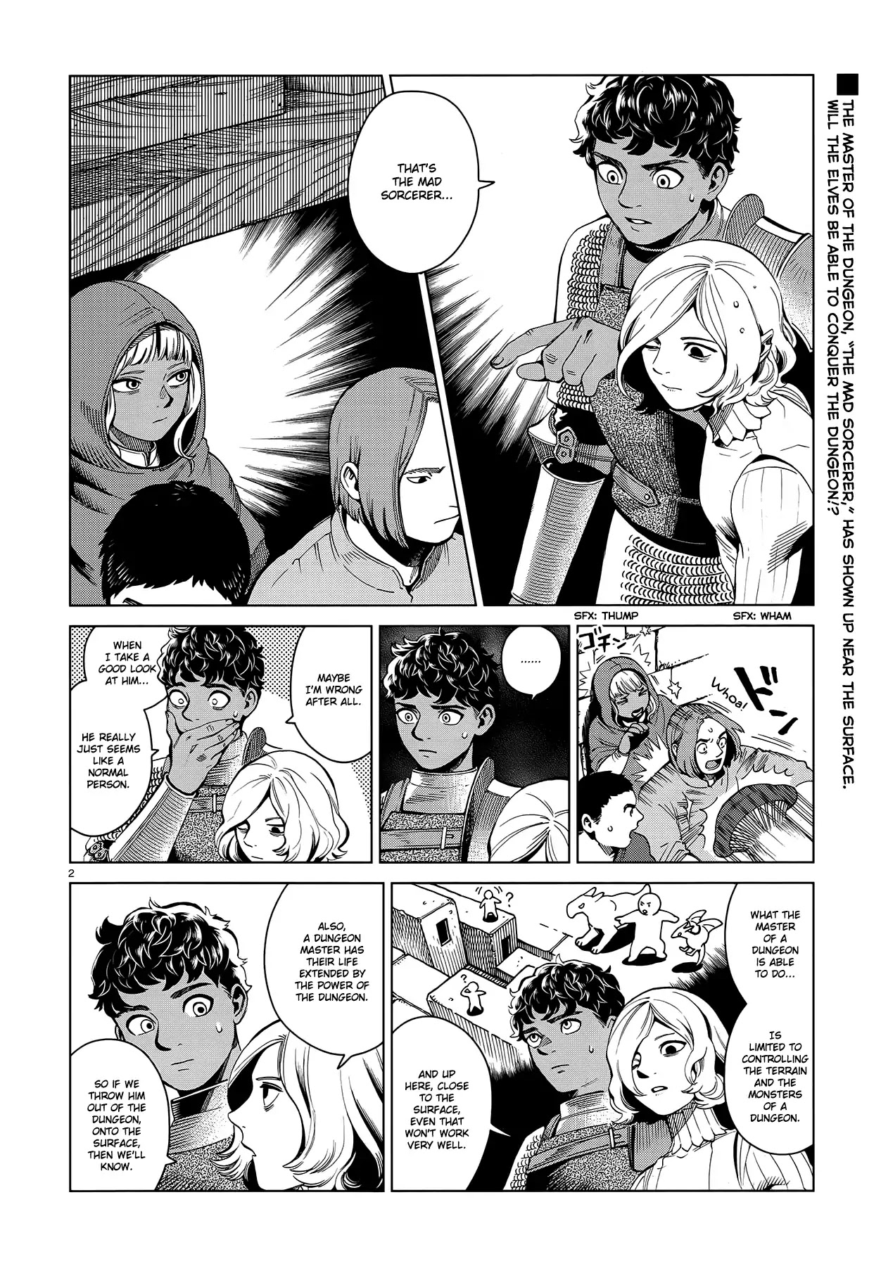 Dungeon Meshi Chapter 55 page 2 - Chapter 55: On the 1st Level, Part III
