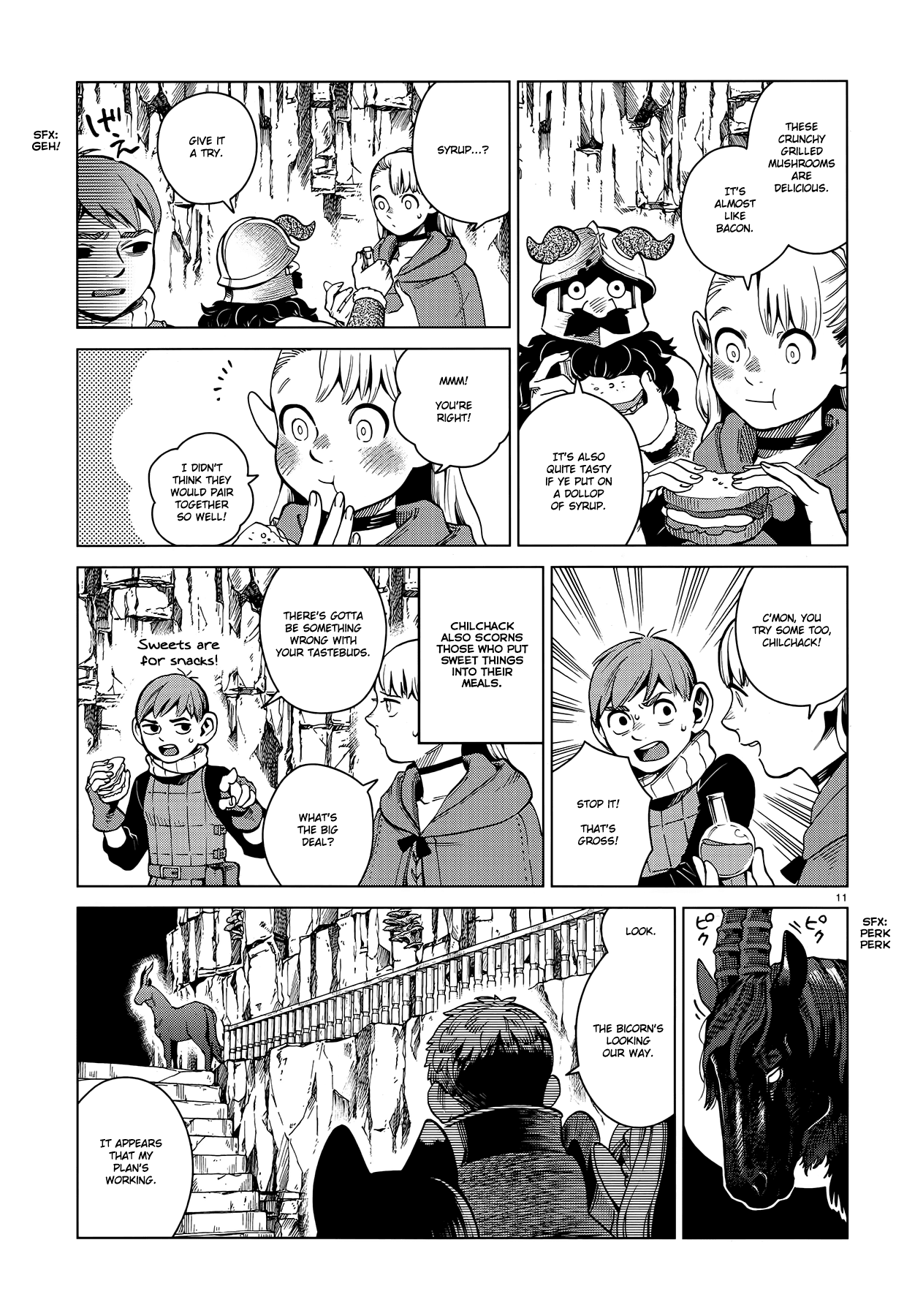 Dungeon Meshi Chapter 56 page 11 - Chapter 56: Bicorn