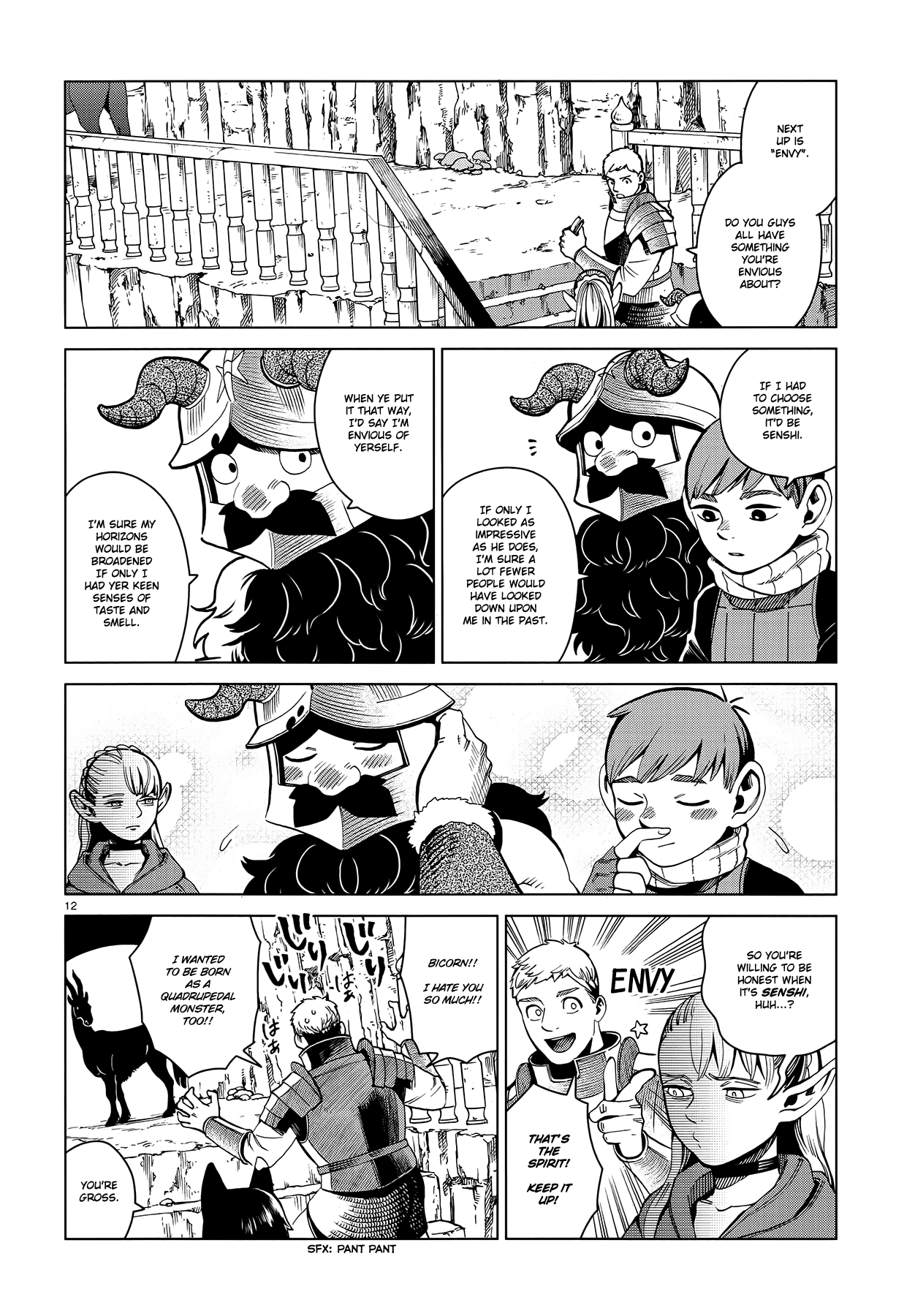 Dungeon Meshi Chapter 56 page 12 - Chapter 56: Bicorn