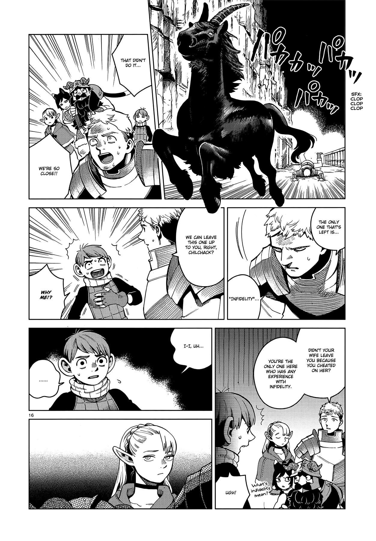 Dungeon Meshi Chapter 56 page 16 - Chapter 56: Bicorn