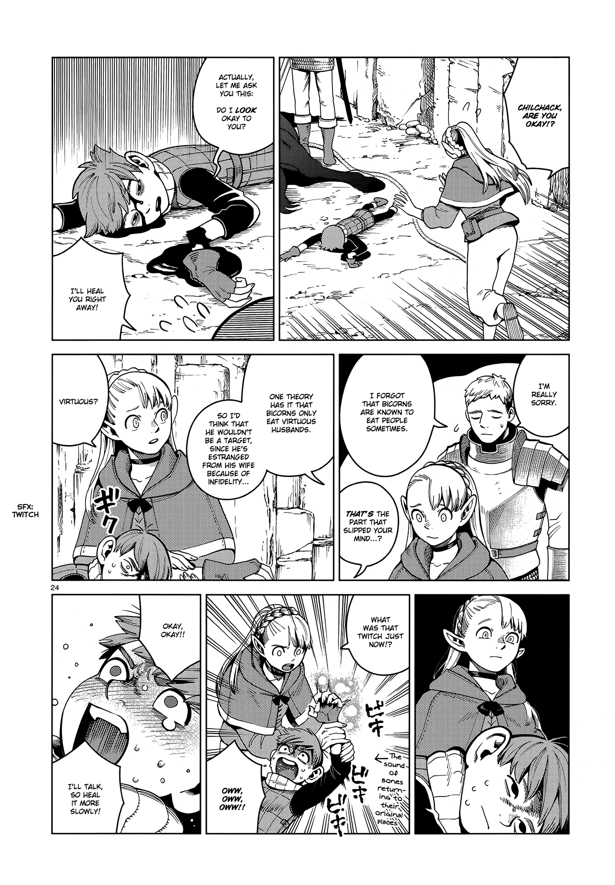 Dungeon Meshi Chapter 56 page 24 - Chapter 56: Bicorn