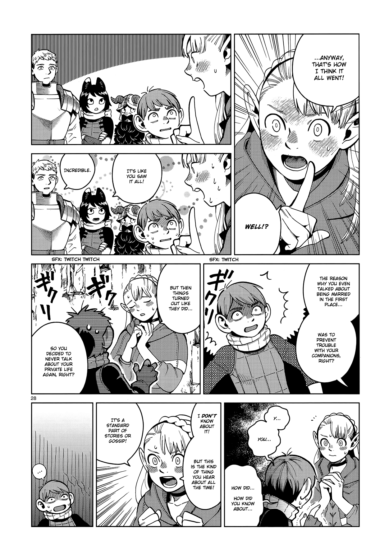 Dungeon Meshi Chapter 56 page 28 - Chapter 56: Bicorn