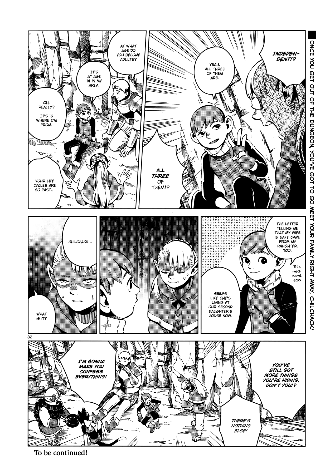 Dungeon Meshi Chapter 56 page 32 - Chapter 56: Bicorn