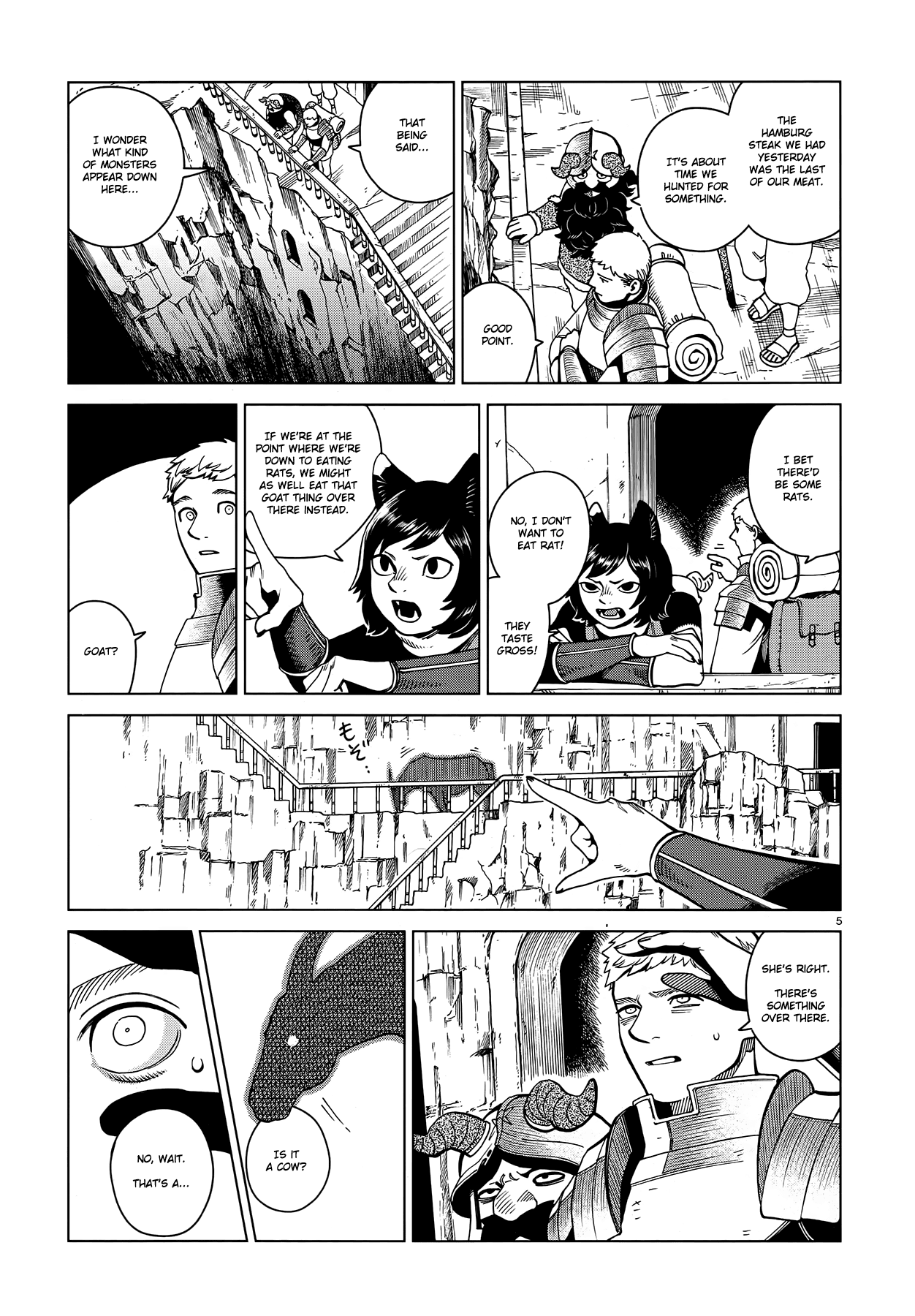 Dungeon Meshi Chapter 56 page 5 - Chapter 56: Bicorn