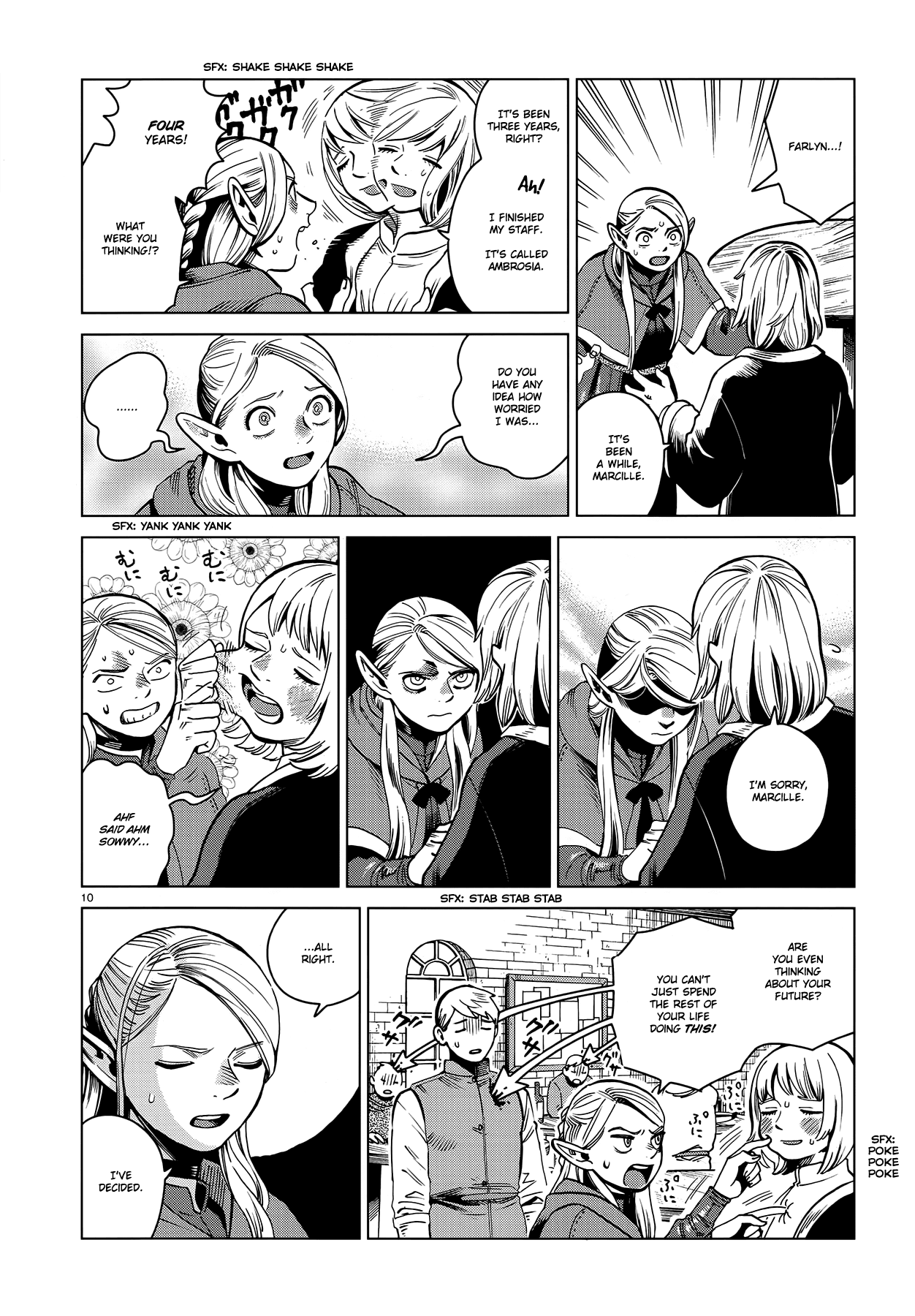 Dungeon Meshi Chapter 57 page 10 - Chapter 57: Stewed Head
