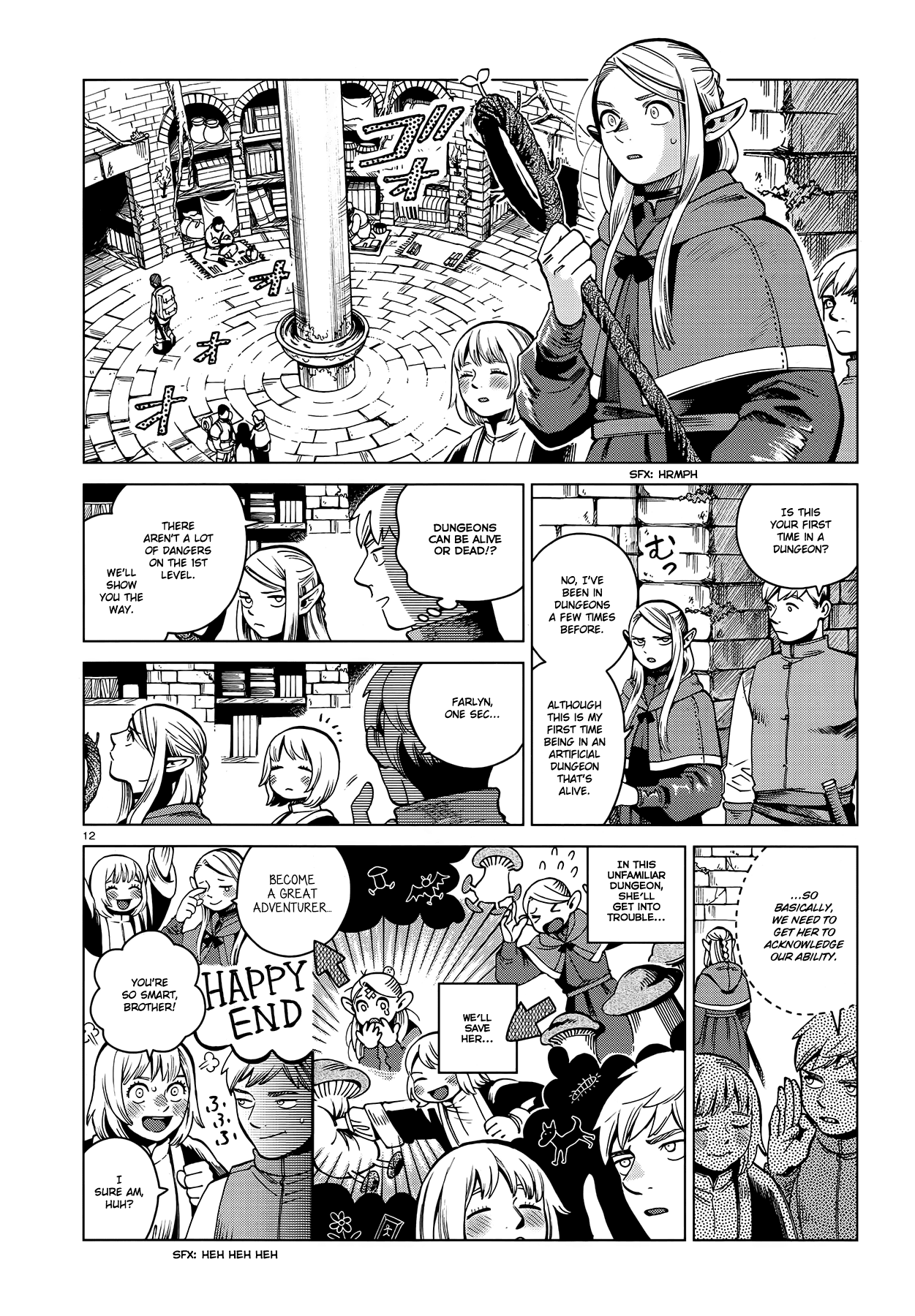Dungeon Meshi Chapter 57 page 12 - Chapter 57: Stewed Head