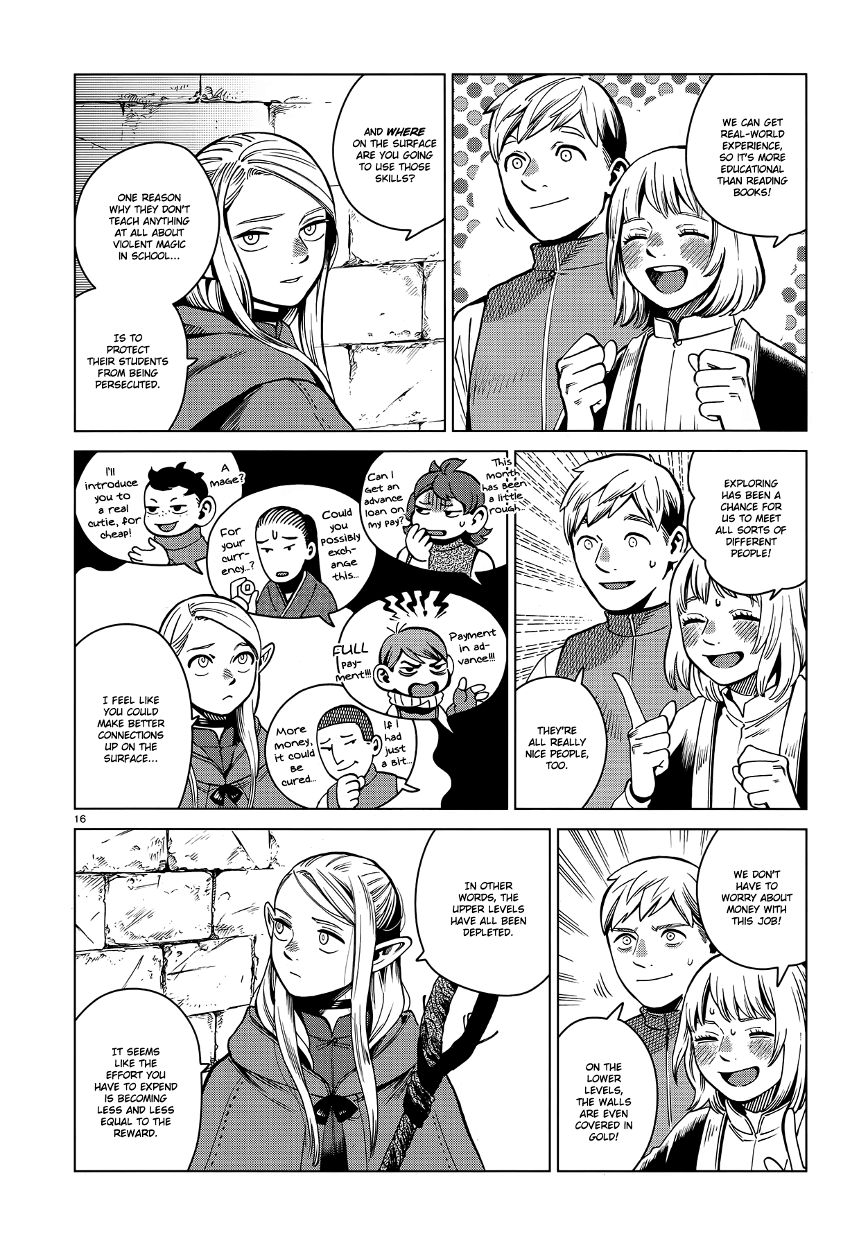 Dungeon Meshi Chapter 57 page 16 - Chapter 57: Stewed Head