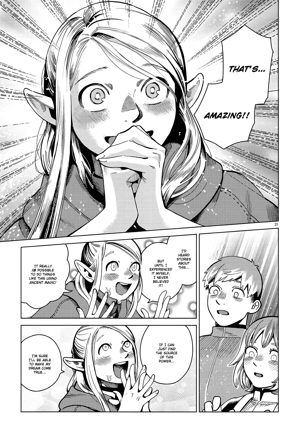 Dungeon Meshi Chapter 57 page 21 - Chapter 57: Stewed Head