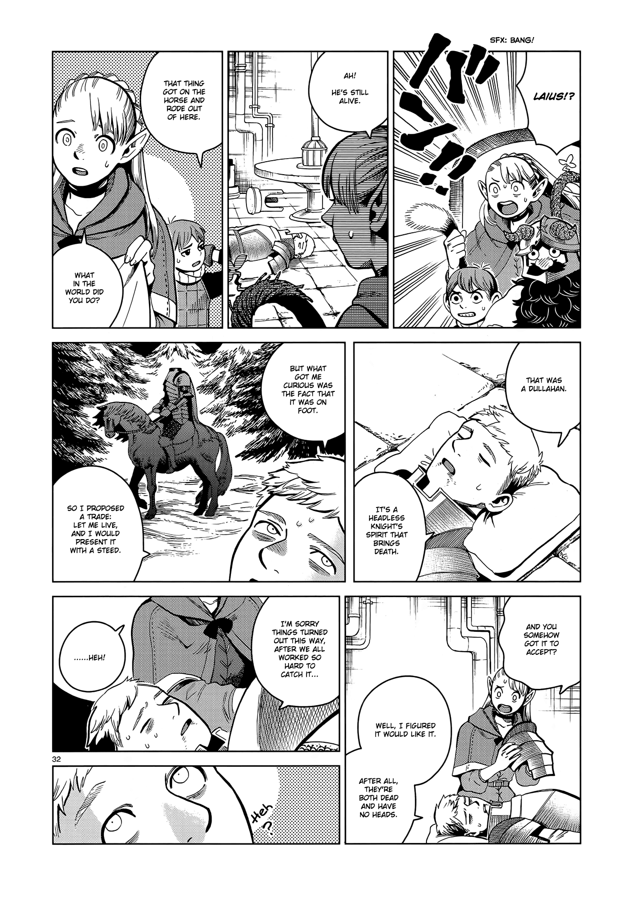 Dungeon Meshi Chapter 57 page 32 - Chapter 57: Stewed Head