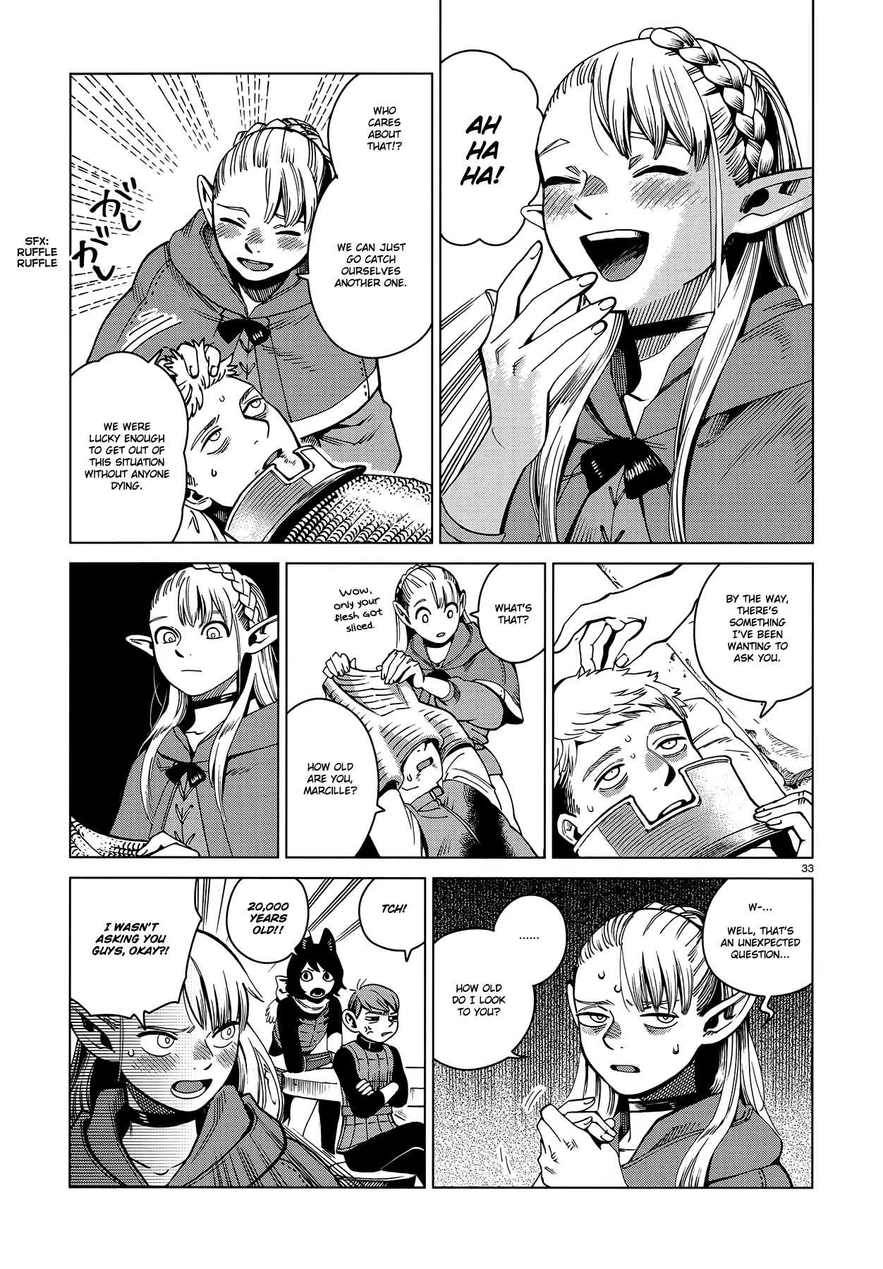 Dungeon Meshi Chapter 57 page 33 - Chapter 57: Stewed Head
