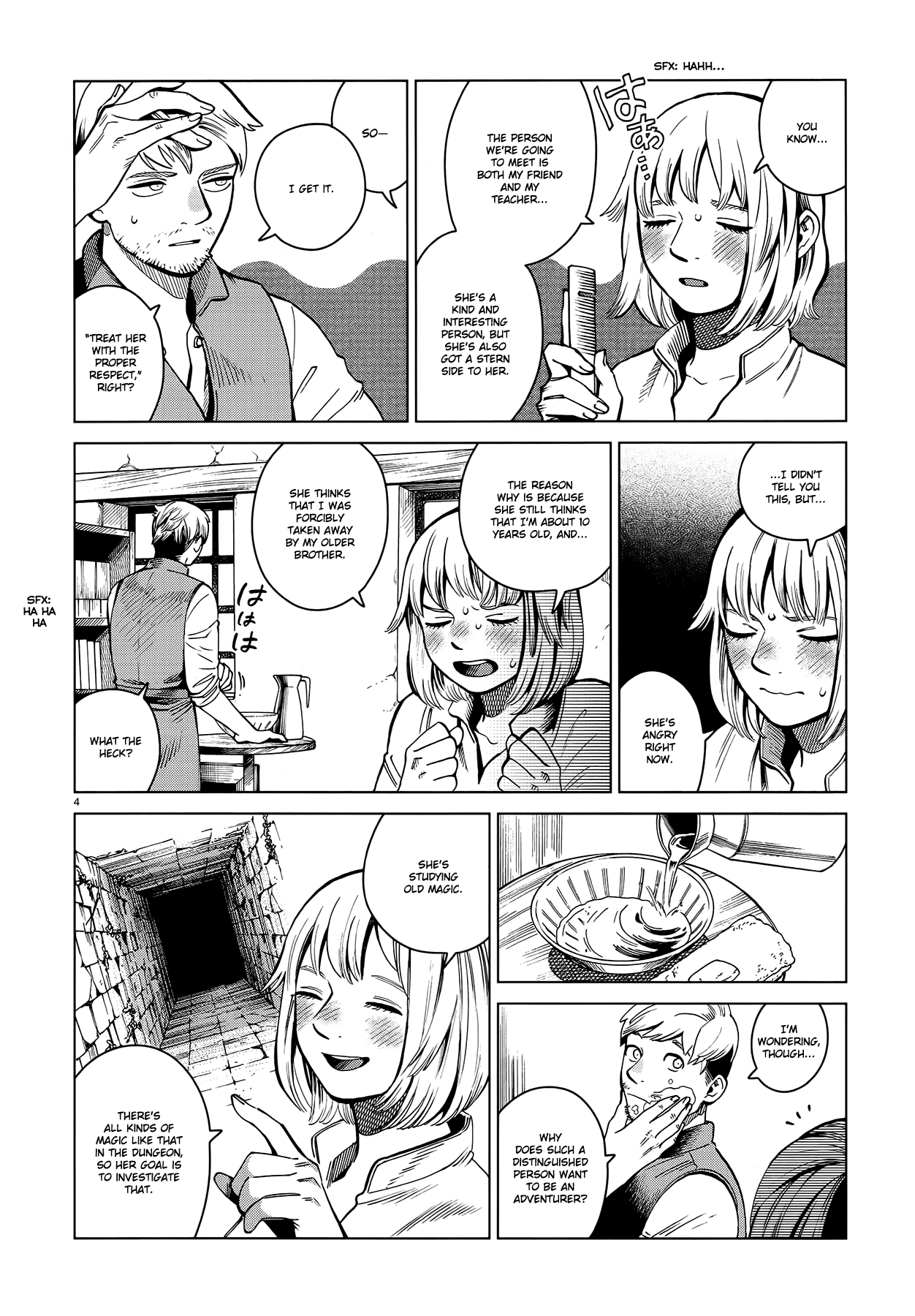 Dungeon Meshi Chapter 57 page 4 - Chapter 57: Stewed Head