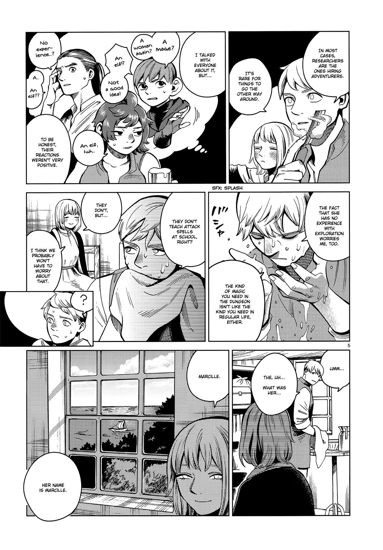 Dungeon Meshi Chapter 57 page 5 - Chapter 57: Stewed Head