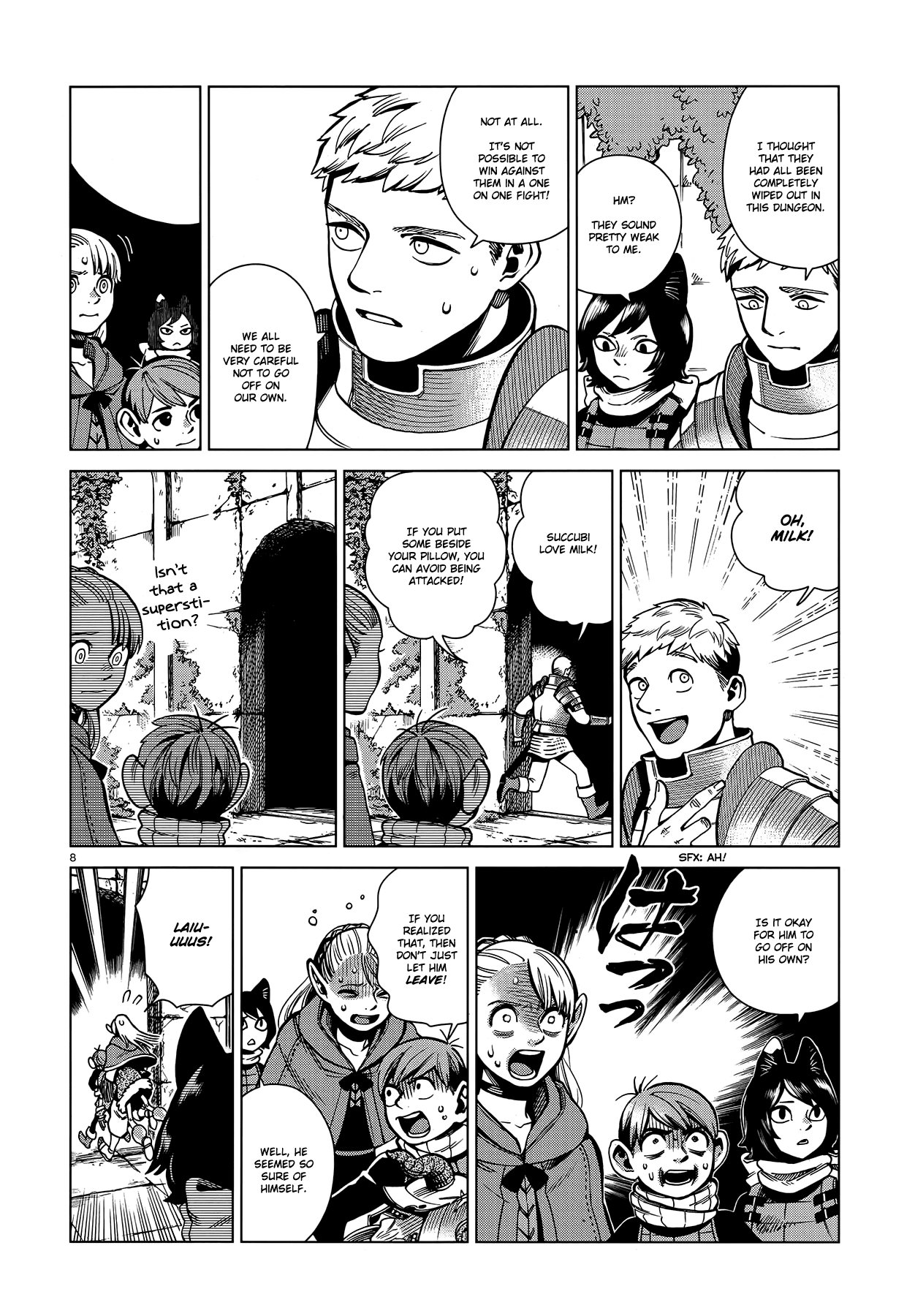 Dungeon Meshi Chapter 58 page 8 - Chapter 58: Succubus