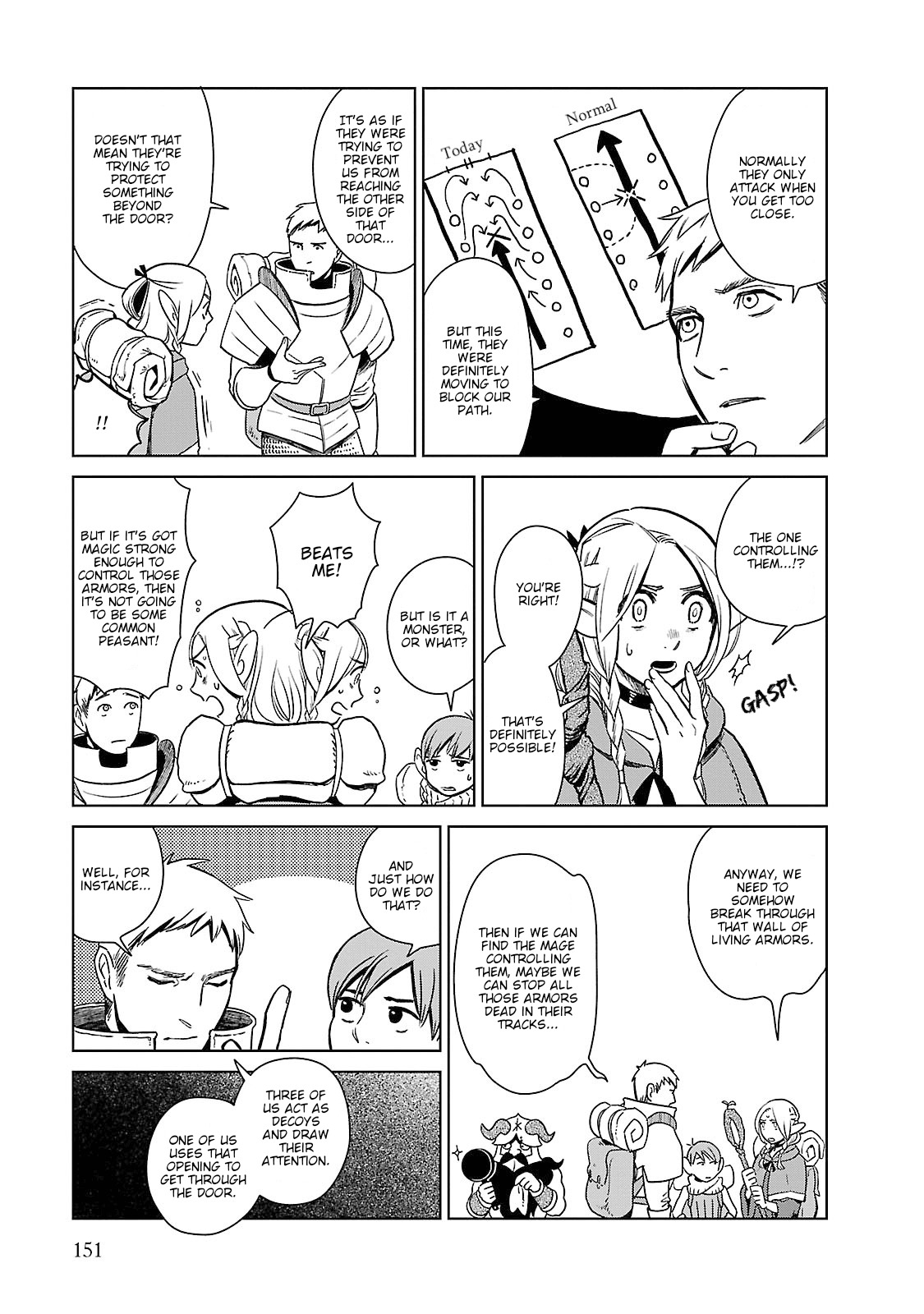 Dungeon Meshi Chapter 6 page 15 - Chapter 6: Living Armor (Part I)