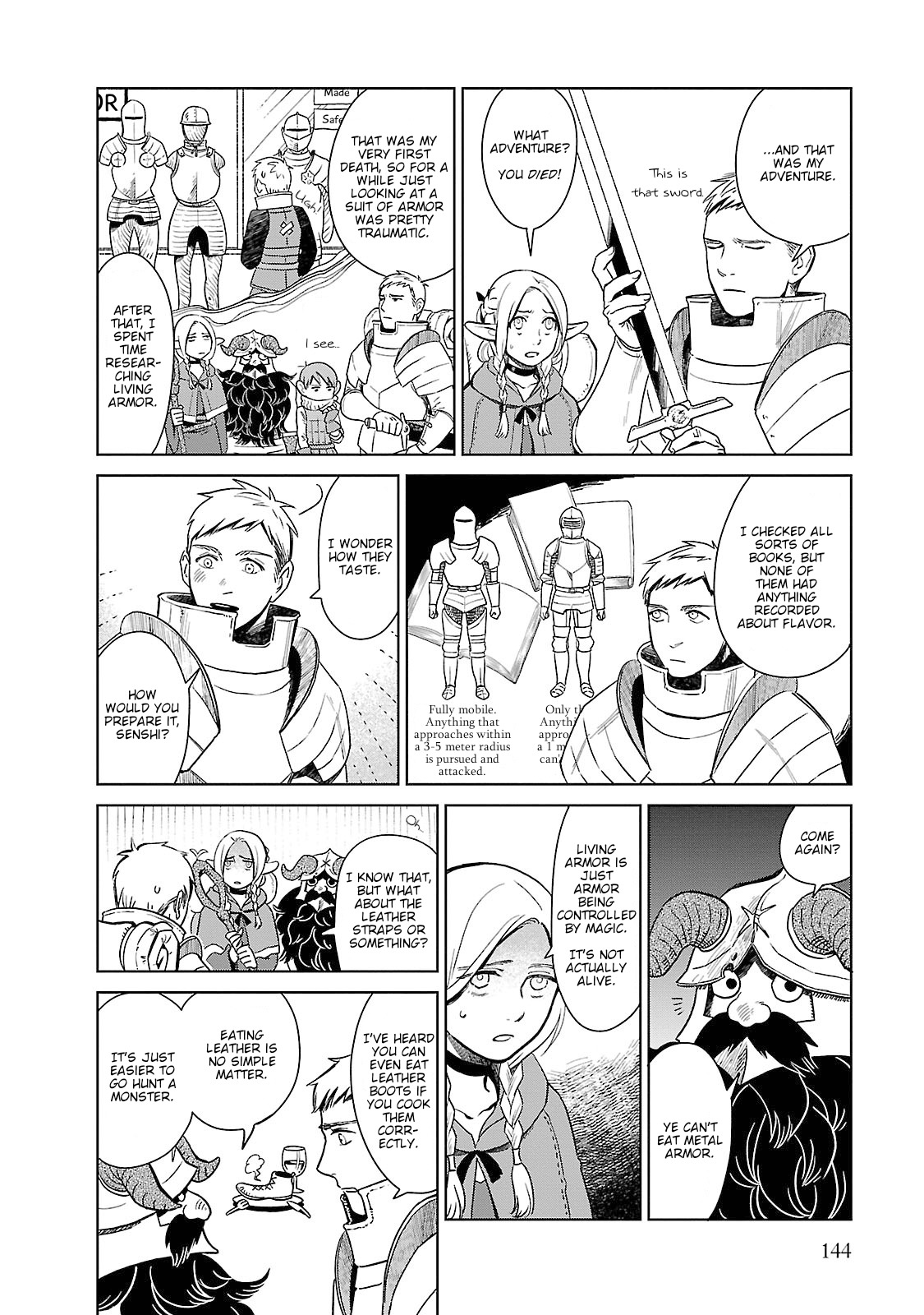 Dungeon Meshi Chapter 6 page 8 - Chapter 6: Living Armor (Part I)