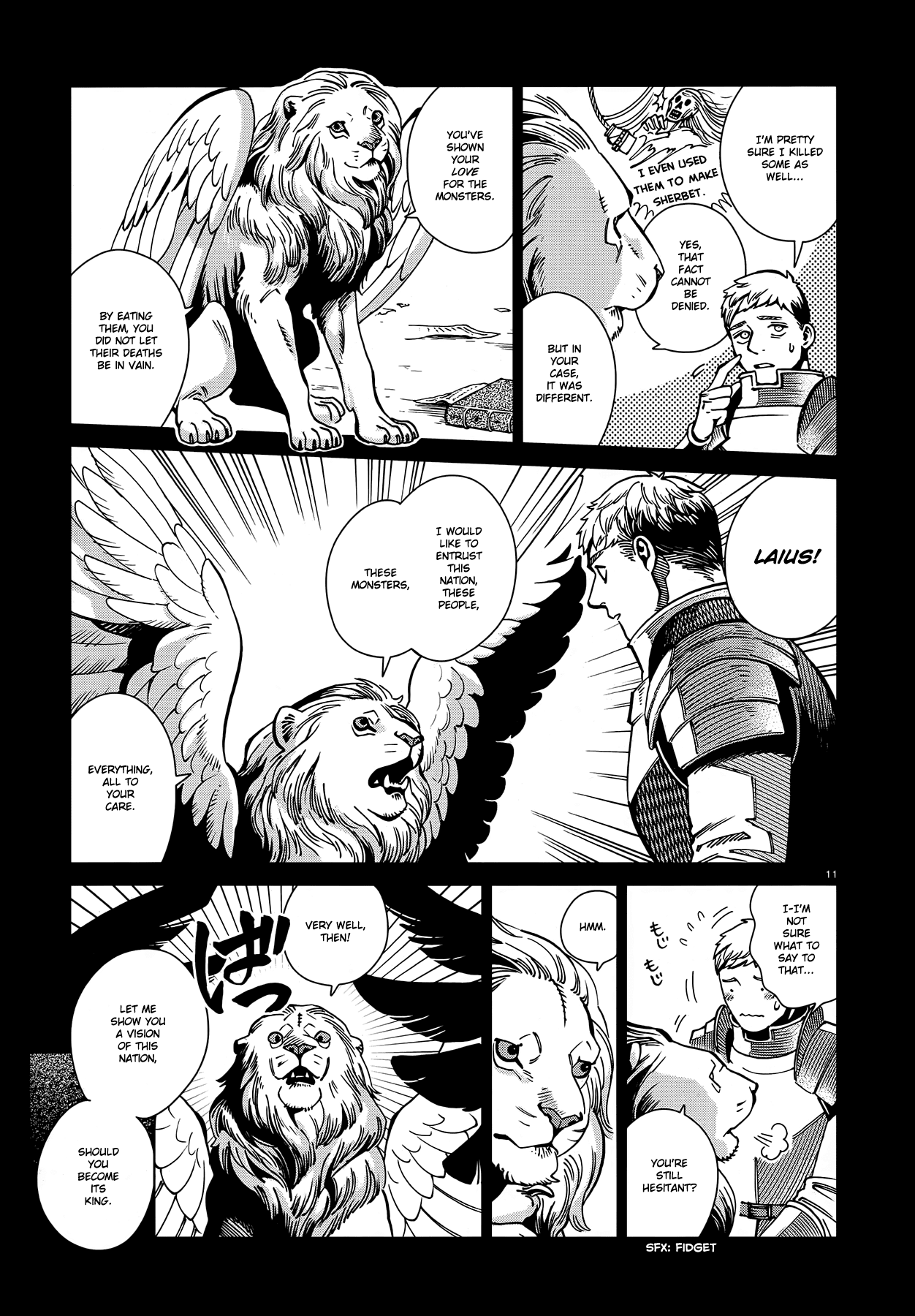 Dungeon Meshi Chapter 60 page 11 - Chapter 60: Winged Lion