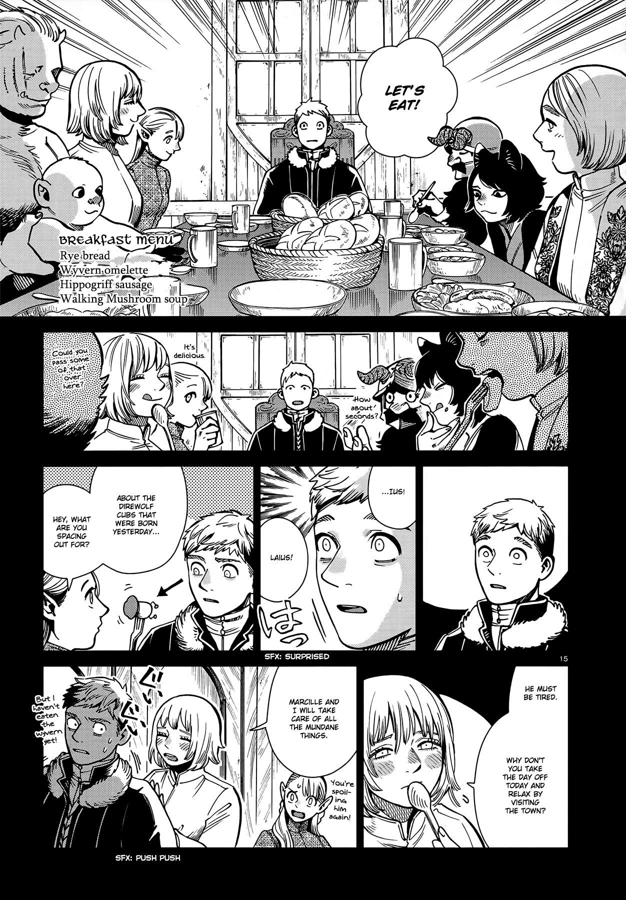 Dungeon Meshi Chapter 60 page 15 - Chapter 60: Winged Lion