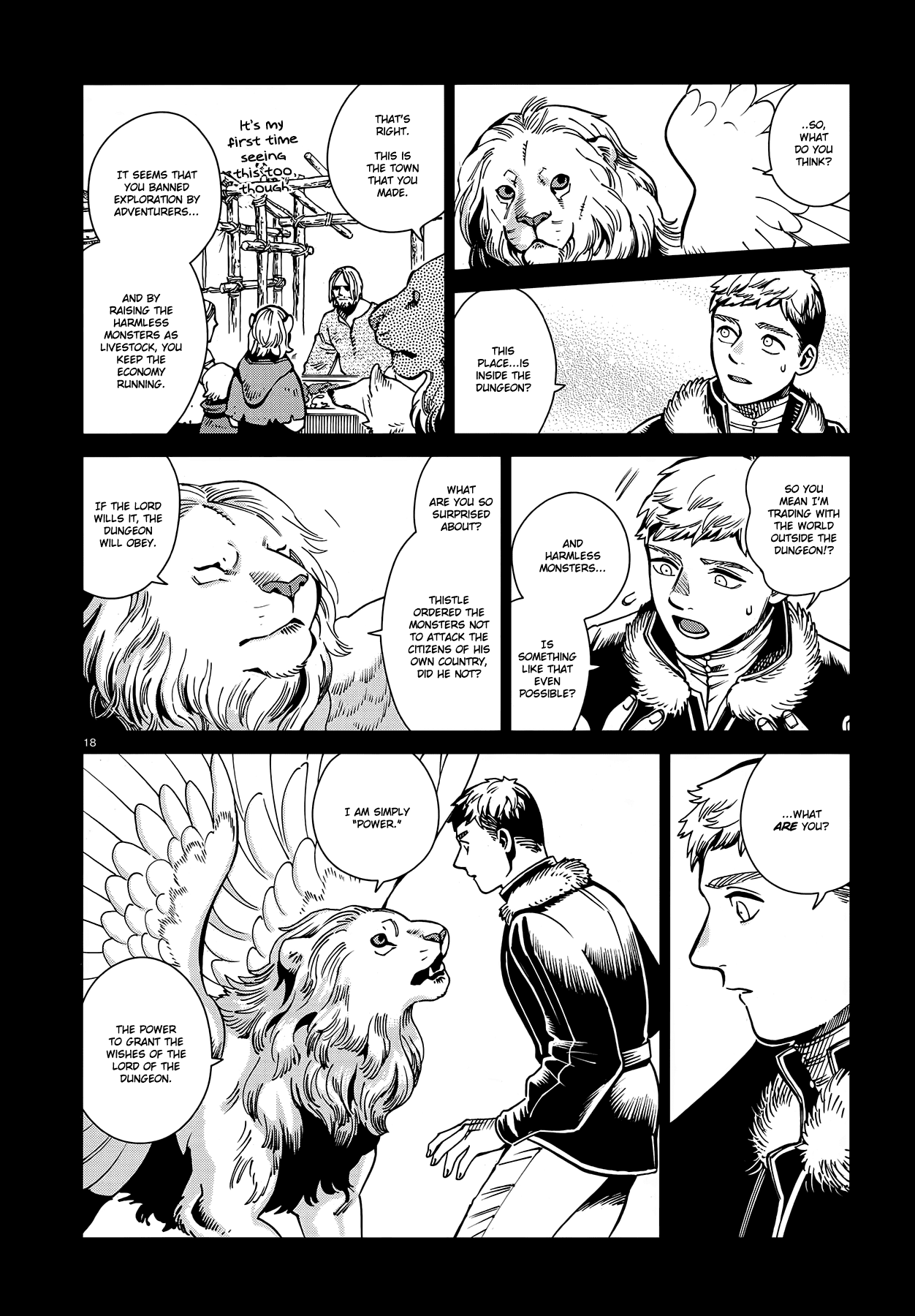 Dungeon Meshi Chapter 60 page 18 - Chapter 60: Winged Lion