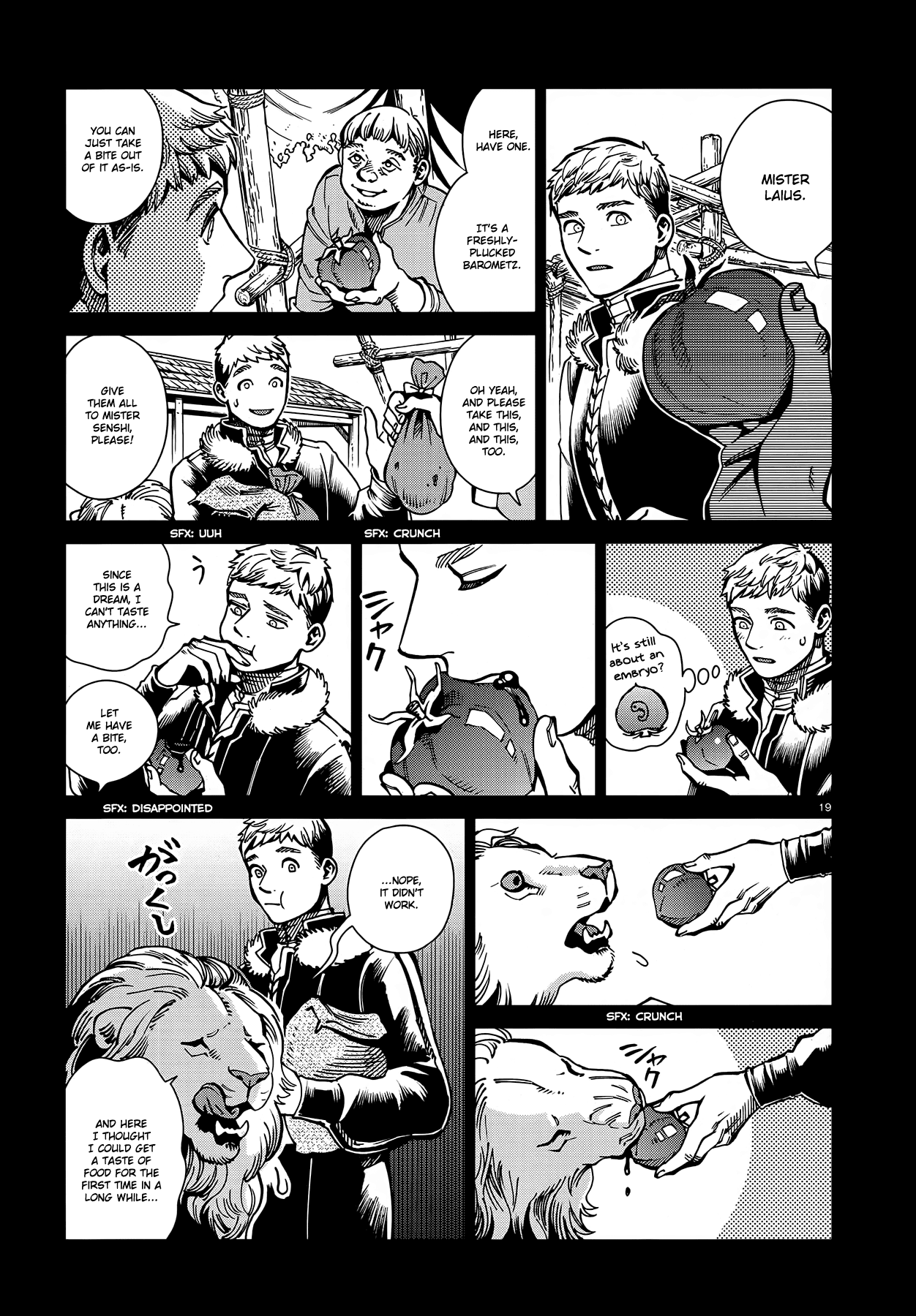 Dungeon Meshi Chapter 60 page 19 - Chapter 60: Winged Lion