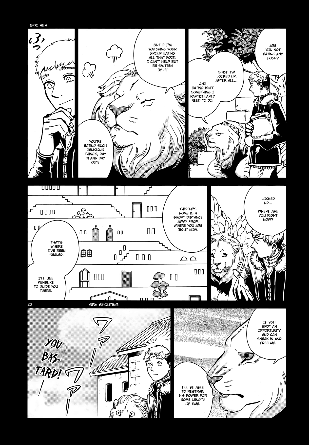 Dungeon Meshi Chapter 60 page 20 - Chapter 60: Winged Lion