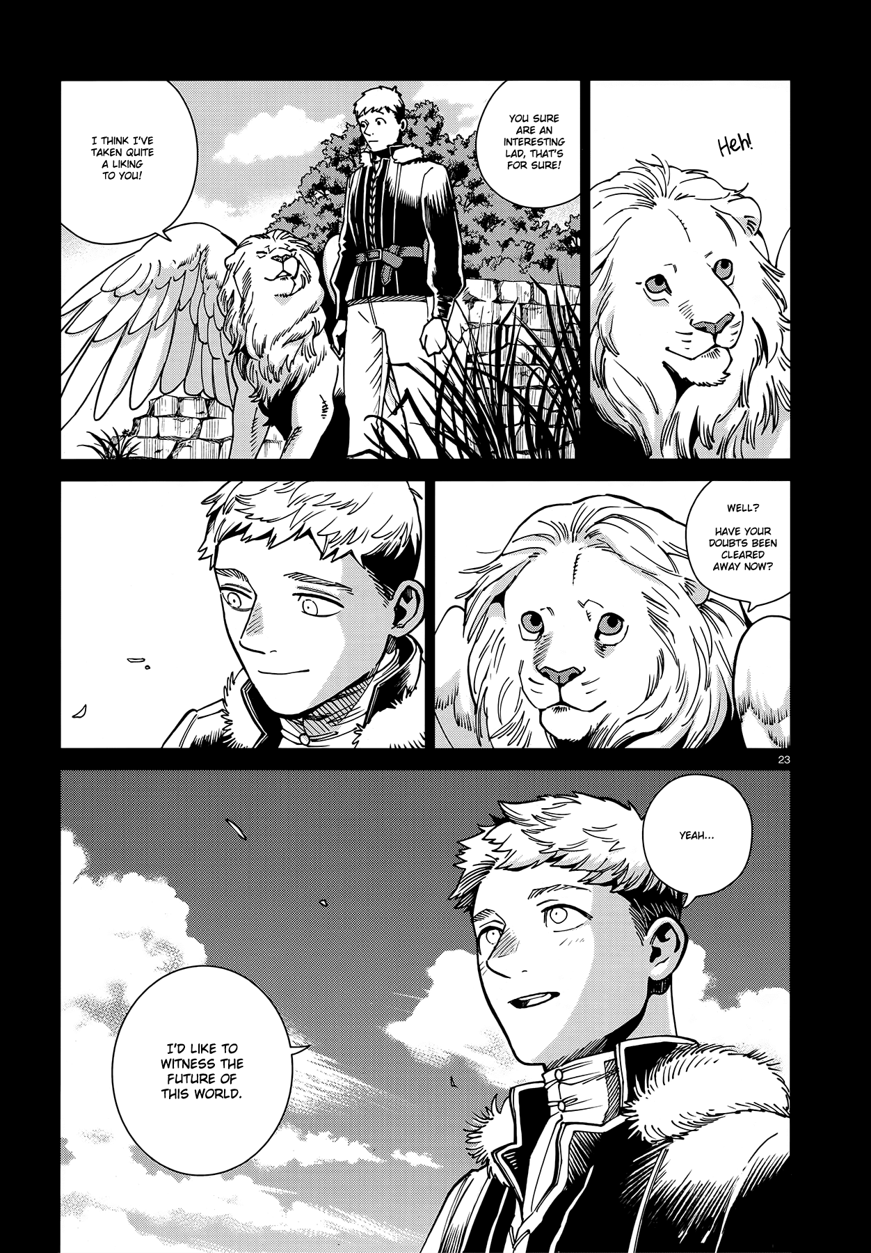 Dungeon Meshi Chapter 60 page 23 - Chapter 60: Winged Lion