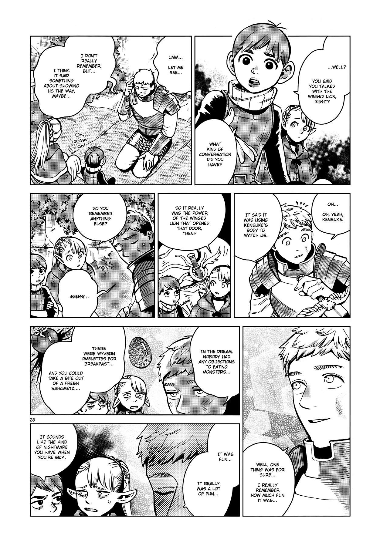 Dungeon Meshi Chapter 60 page 27 - Chapter 60: Winged Lion