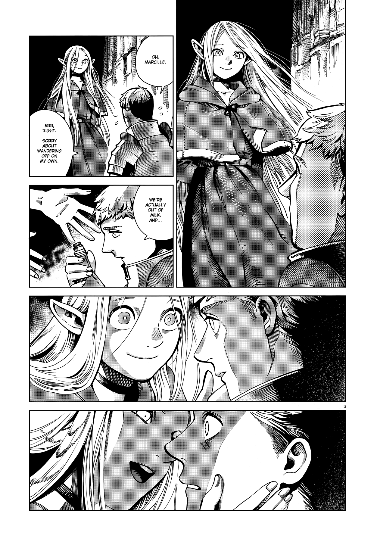 Dungeon Meshi Chapter 60 page 3 - Chapter 60: Winged Lion