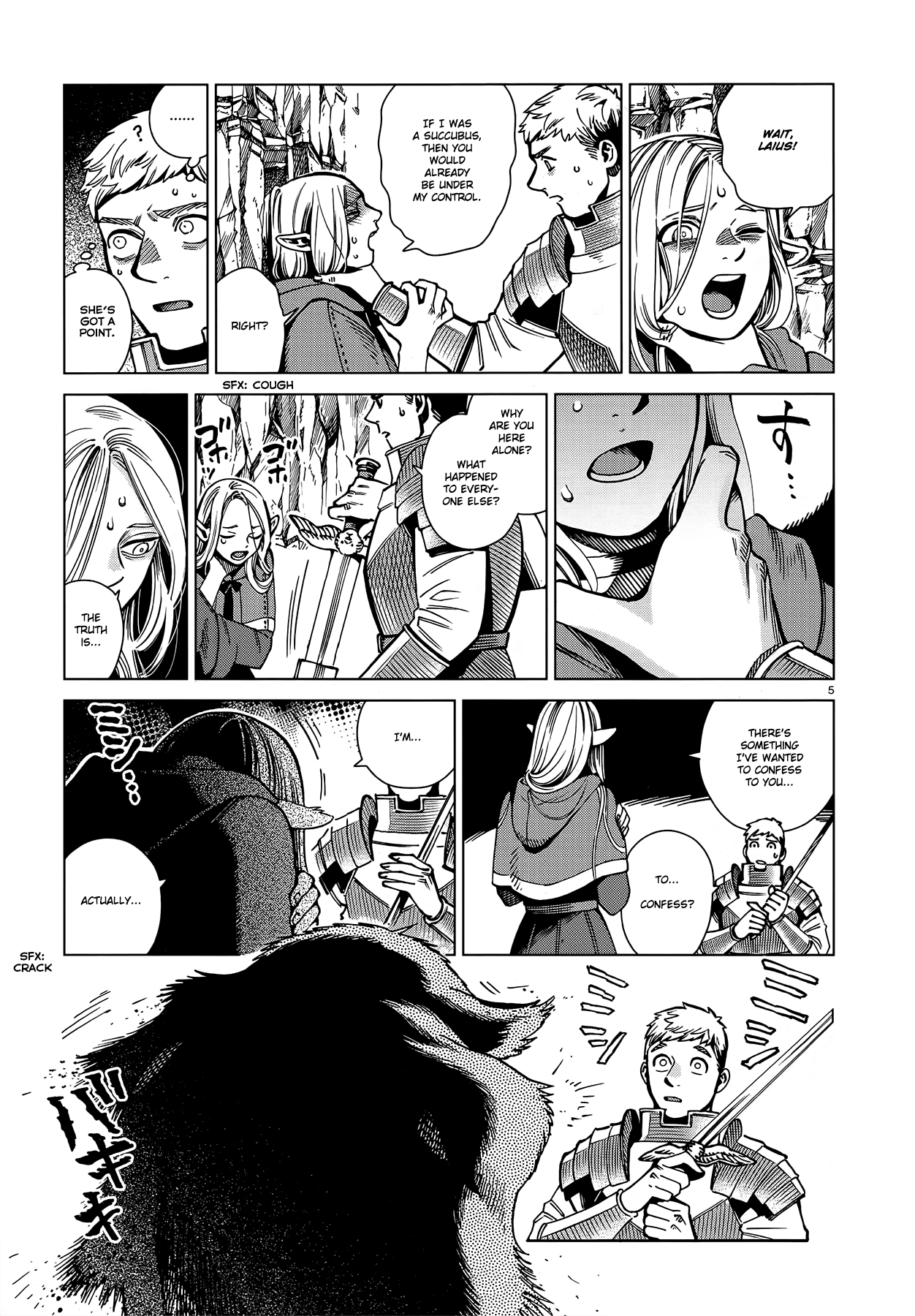 Dungeon Meshi Chapter 60 page 5 - Chapter 60: Winged Lion