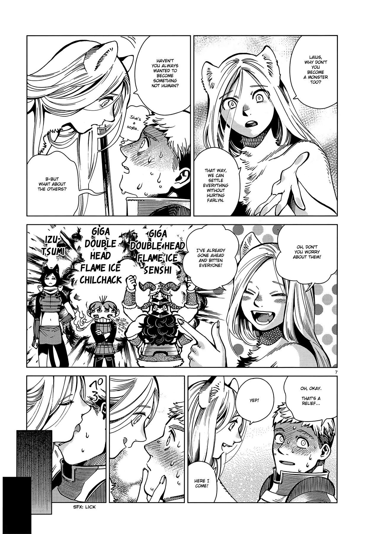 Dungeon Meshi Chapter 60 page 7 - Chapter 60: Winged Lion