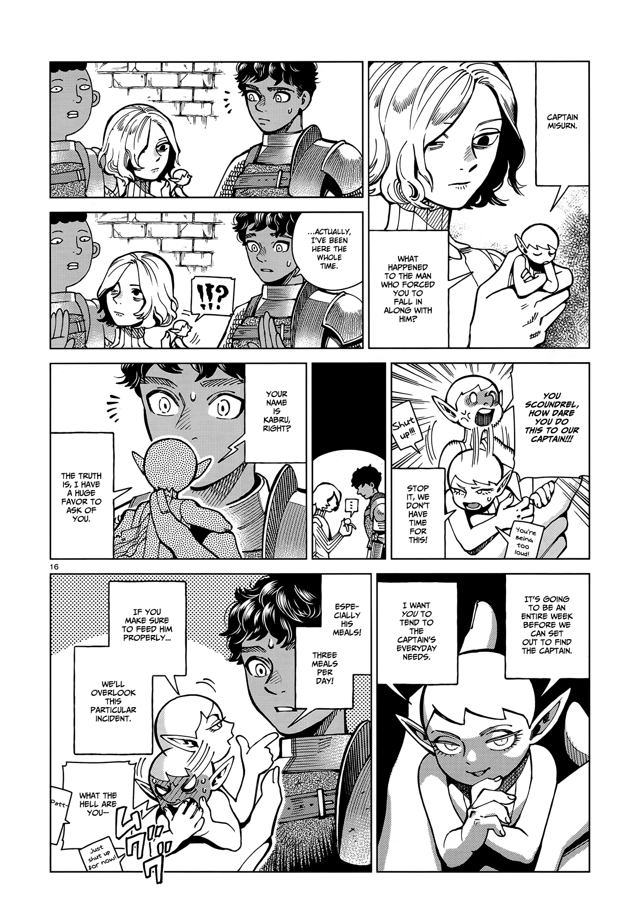 Dungeon Meshi Chapter 61 page 16 - Chapter 61: Roasted Walking Mushroom