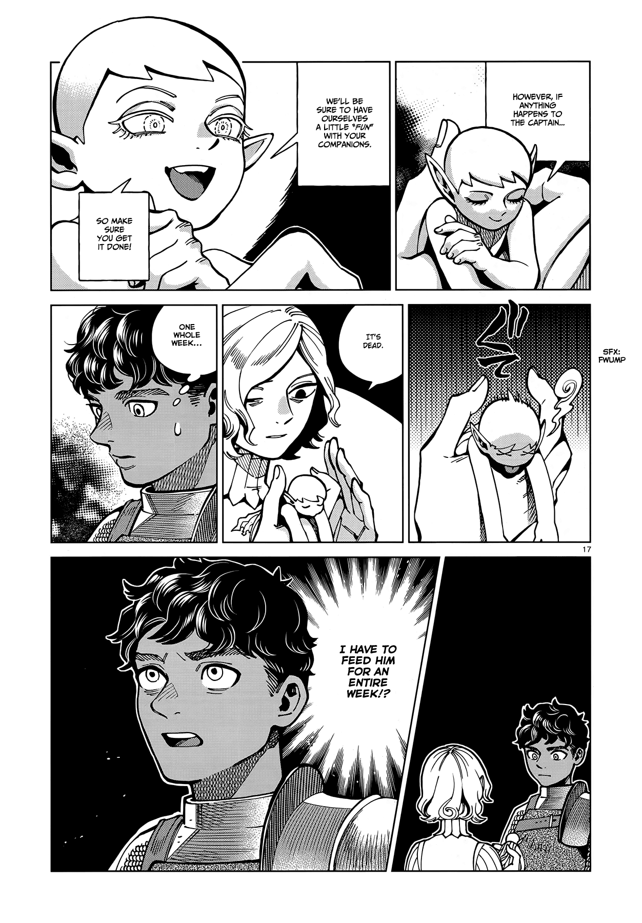 Dungeon Meshi Chapter 61 page 17 - Chapter 61: Roasted Walking Mushroom