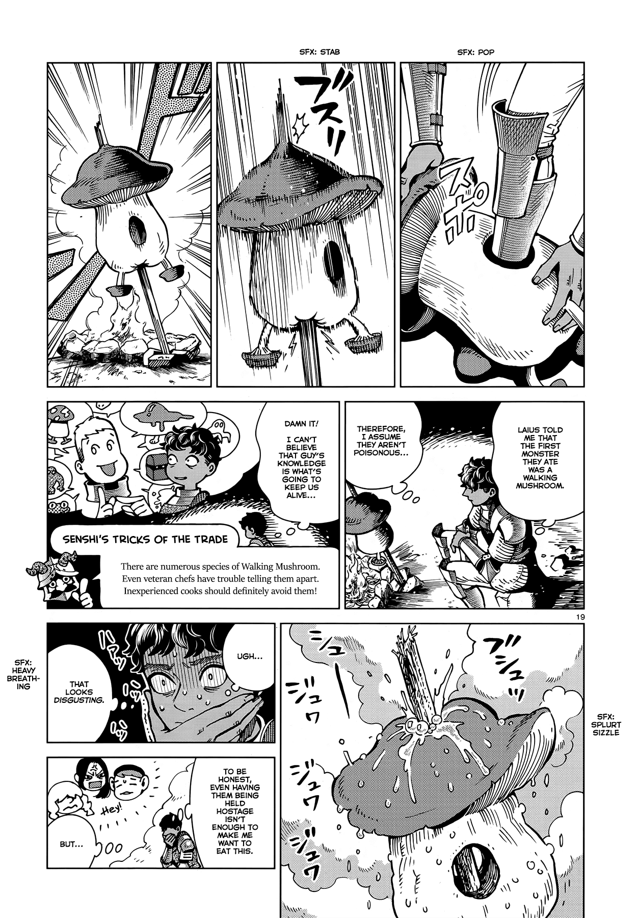 Dungeon Meshi Chapter 61 page 19 - Chapter 61: Roasted Walking Mushroom