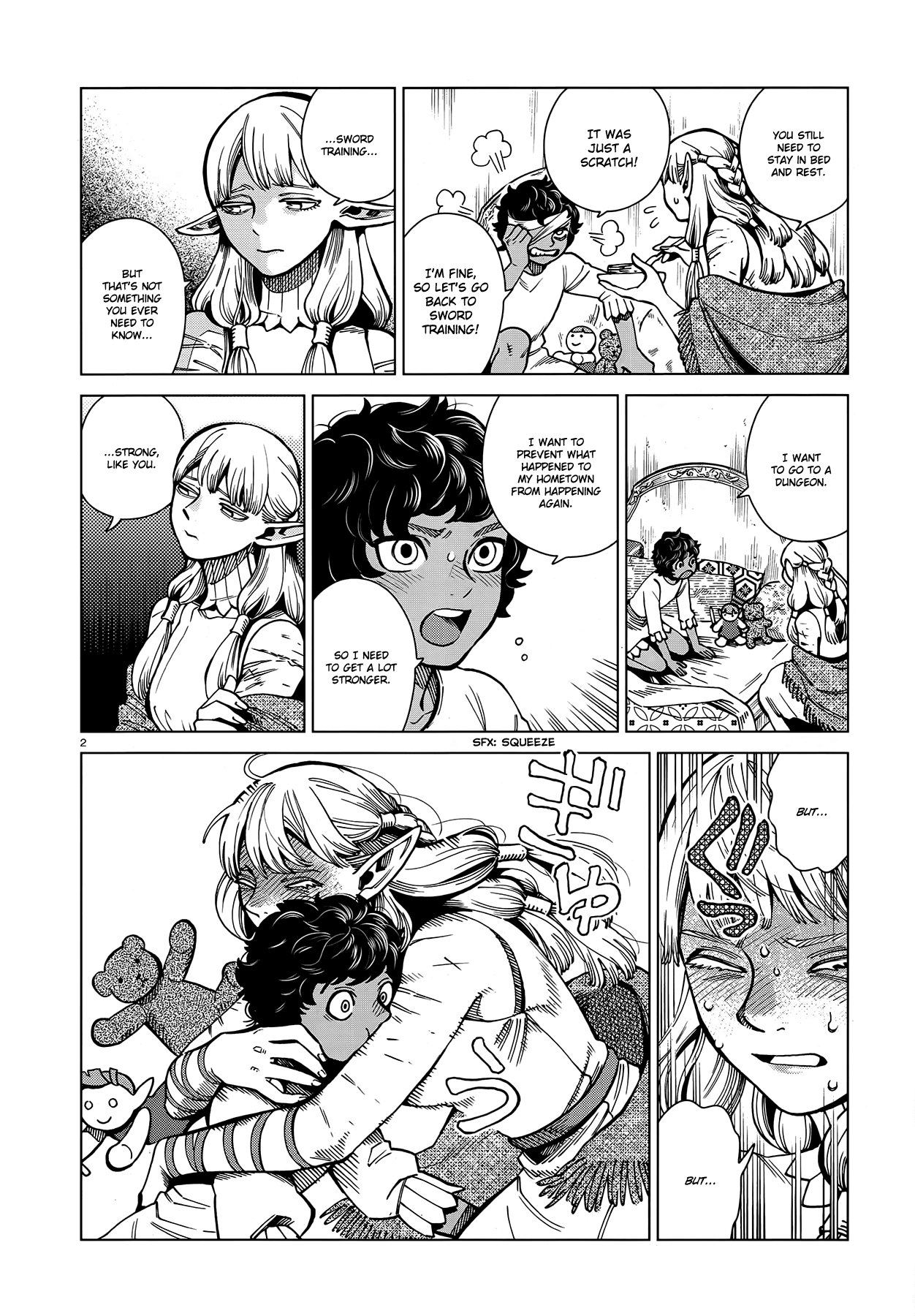 Dungeon Meshi Chapter 61 page 2 - Chapter 61: Roasted Walking Mushroom