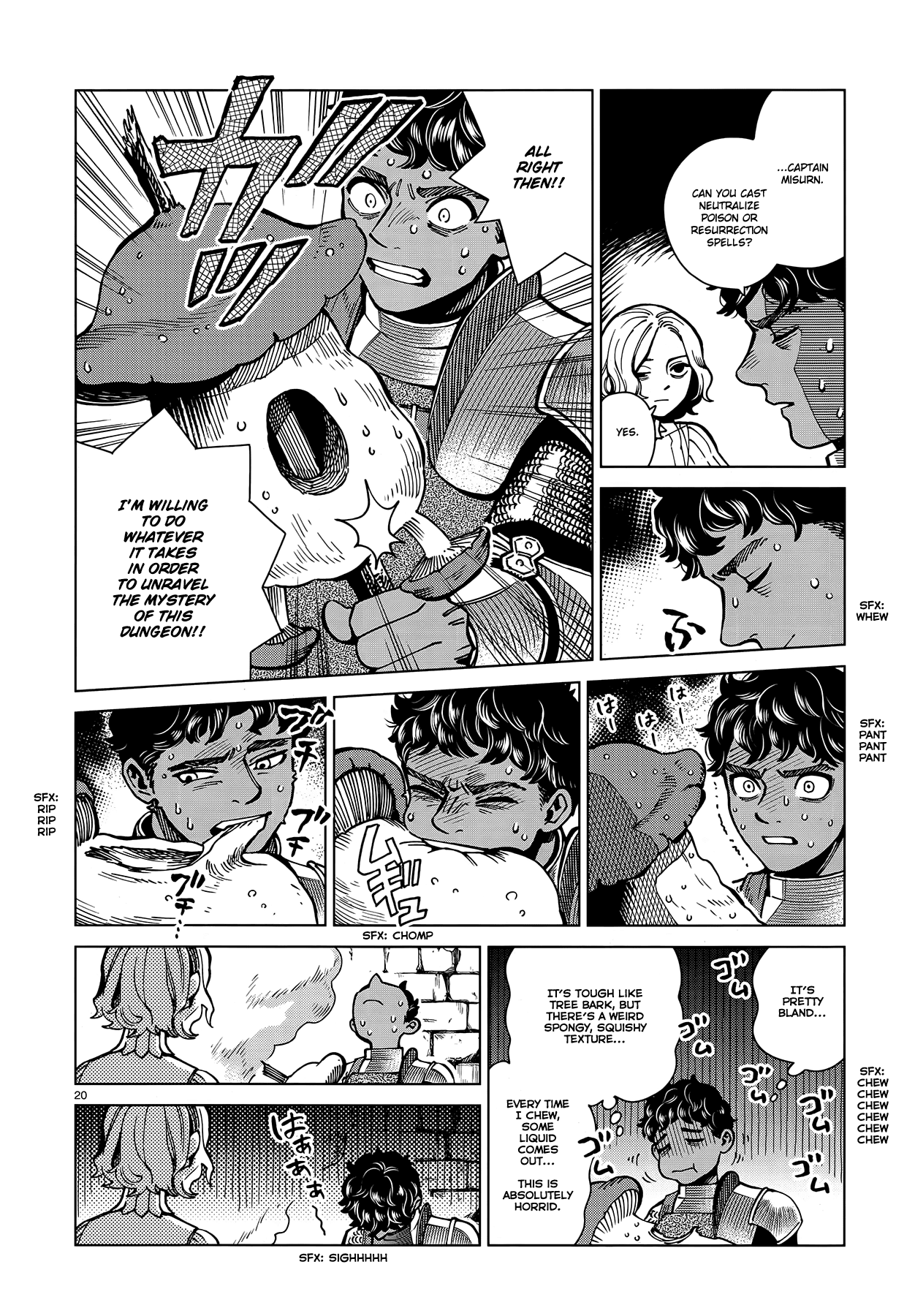 Dungeon Meshi Chapter 61 page 20 - Chapter 61: Roasted Walking Mushroom