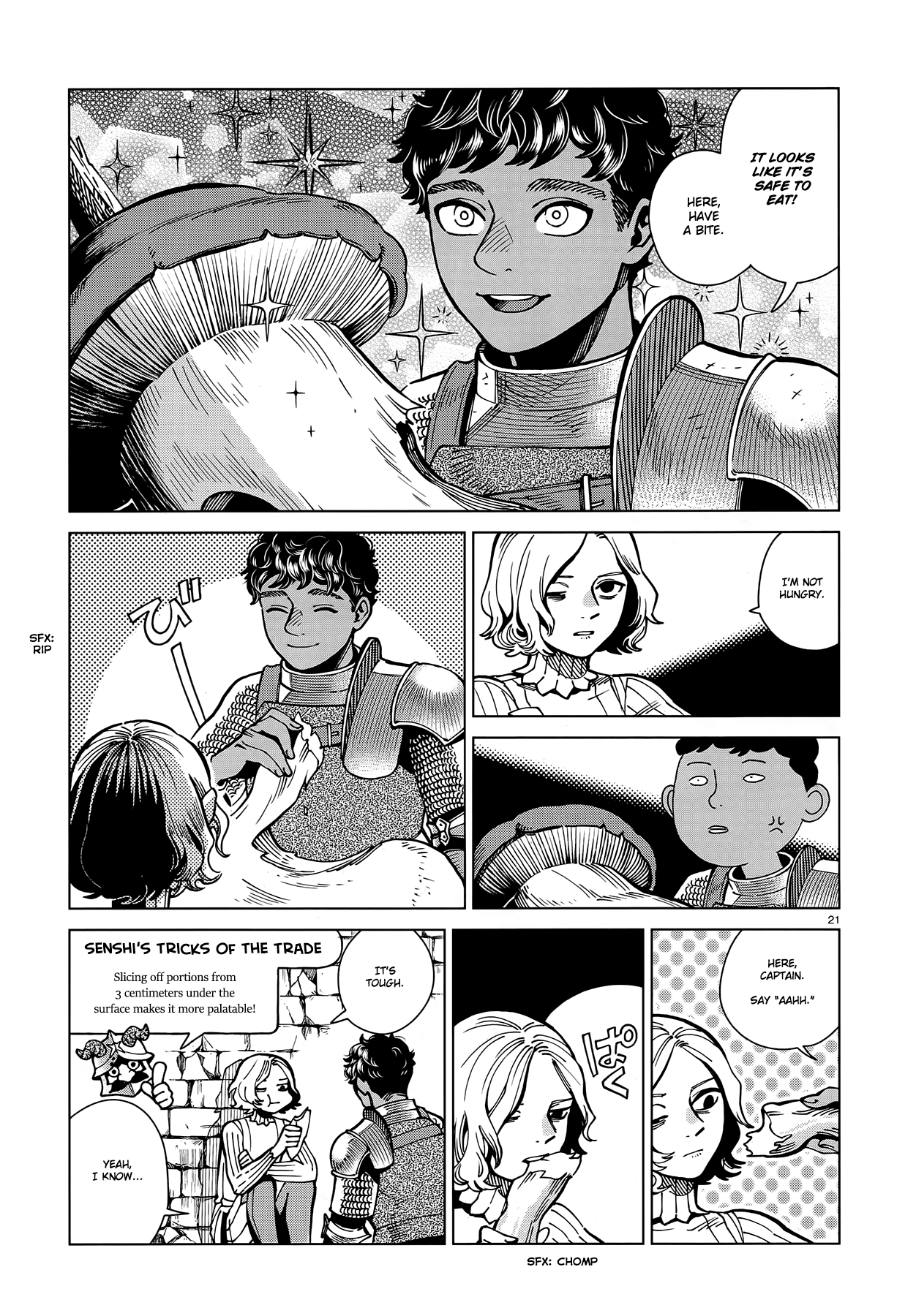 Dungeon Meshi Chapter 61 page 21 - Chapter 61: Roasted Walking Mushroom