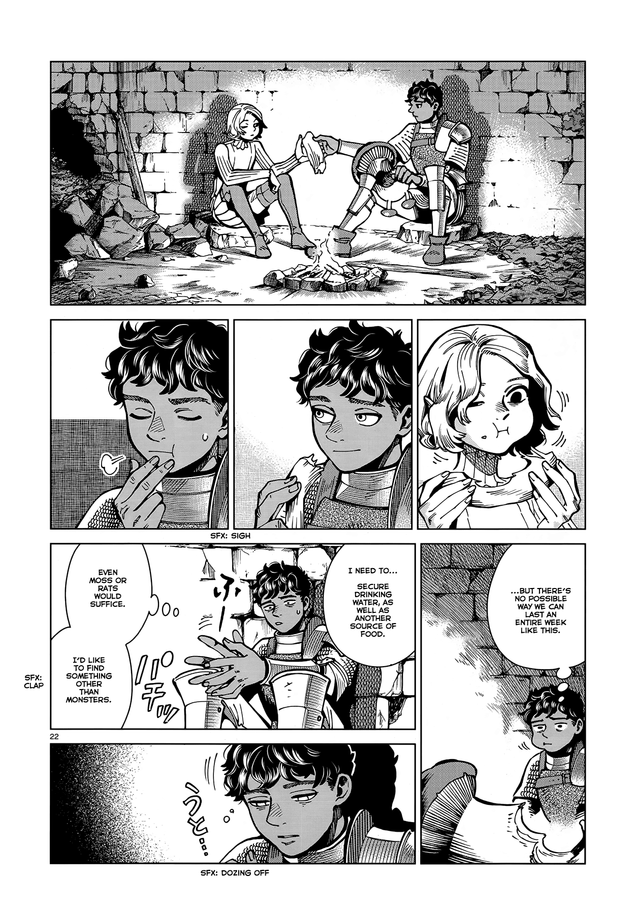 Dungeon Meshi Chapter 61 page 22 - Chapter 61: Roasted Walking Mushroom
