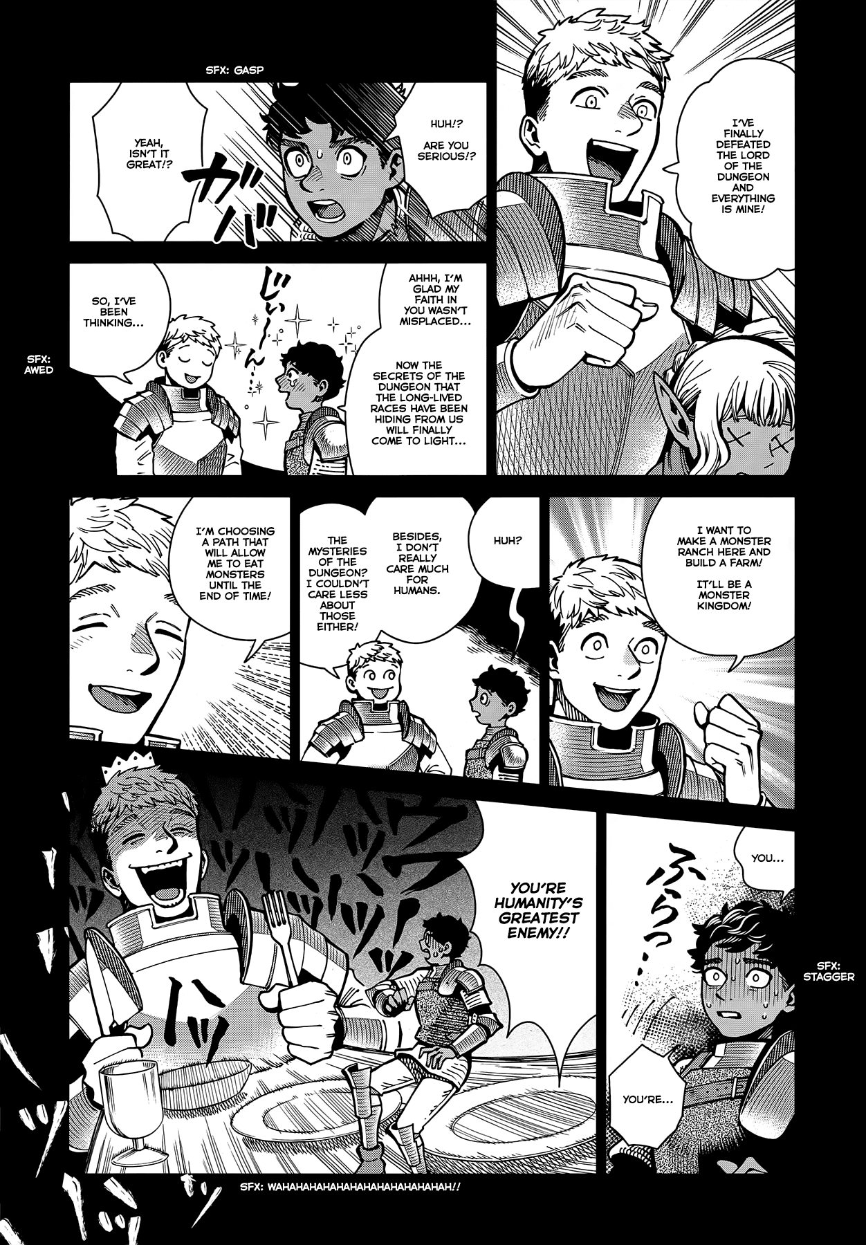 Dungeon Meshi Chapter 61 page 24 - Chapter 61: Roasted Walking Mushroom