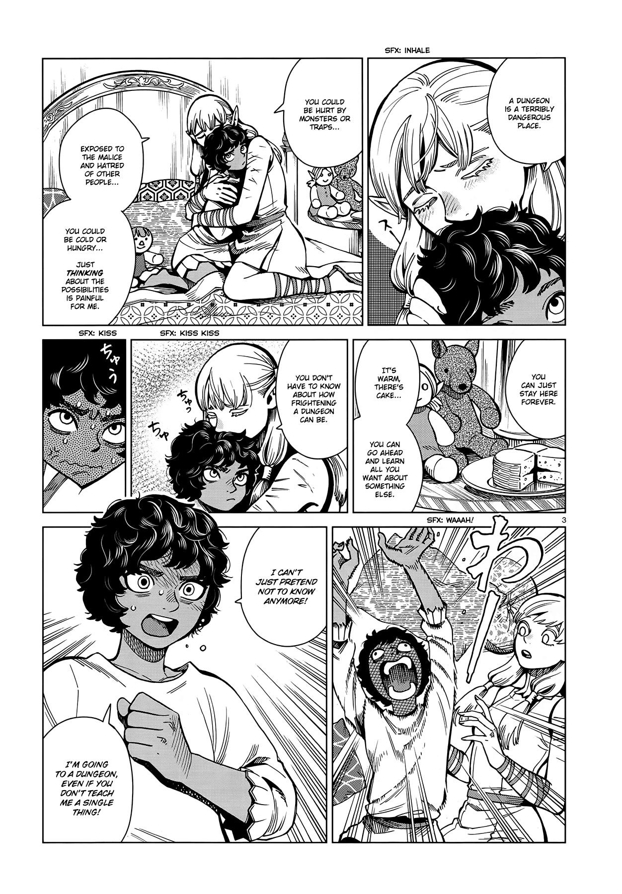 Dungeon Meshi Chapter 61 page 3 - Chapter 61: Roasted Walking Mushroom