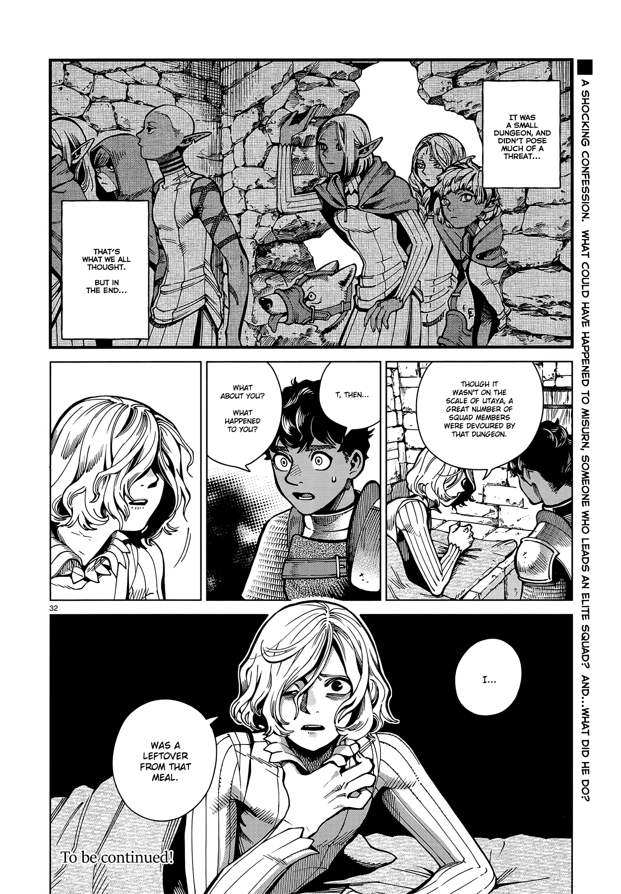 Dungeon Meshi Chapter 61 page 32 - Chapter 61: Roasted Walking Mushroom