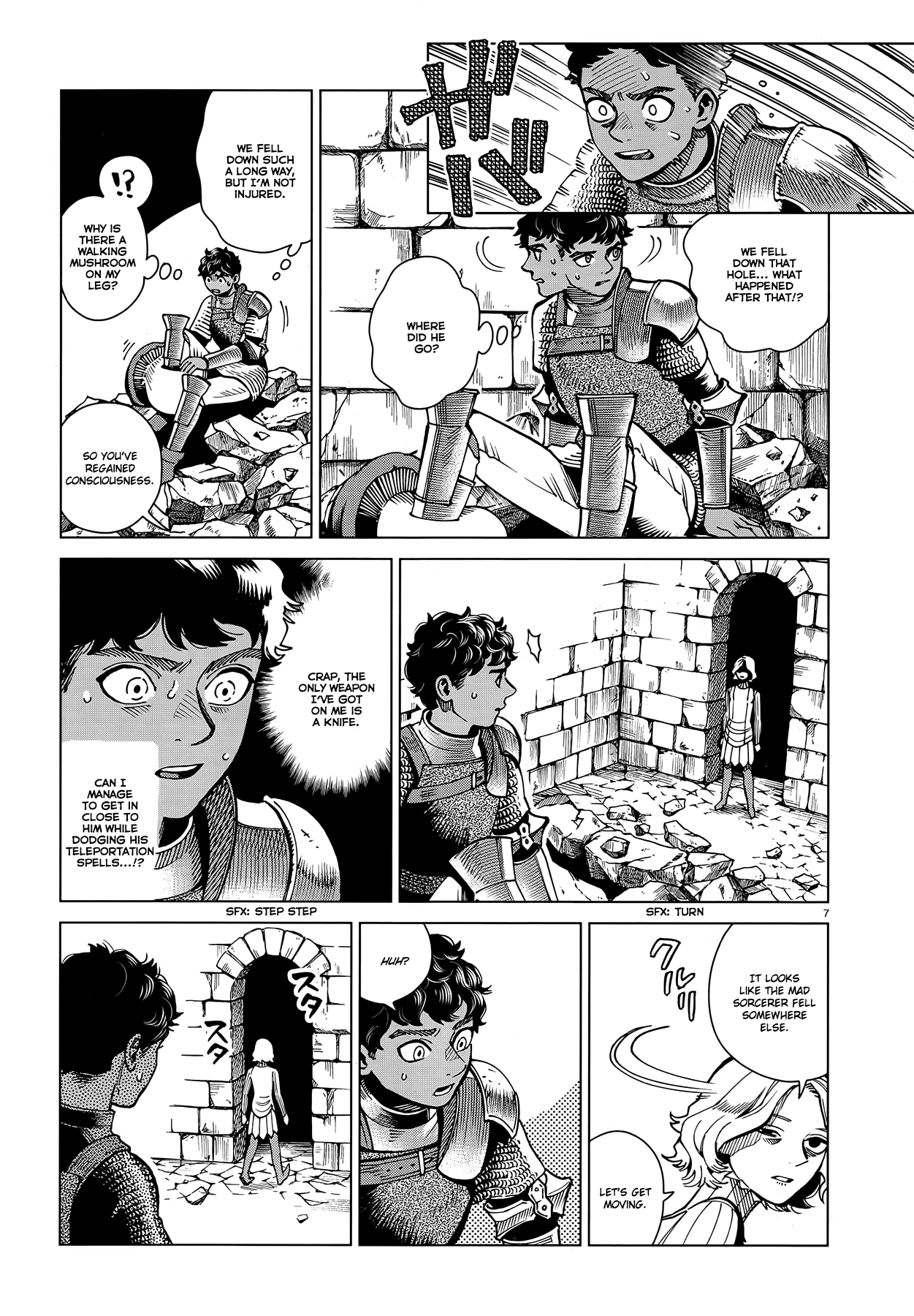 Dungeon Meshi Chapter 61 page 7 - Chapter 61: Roasted Walking Mushroom