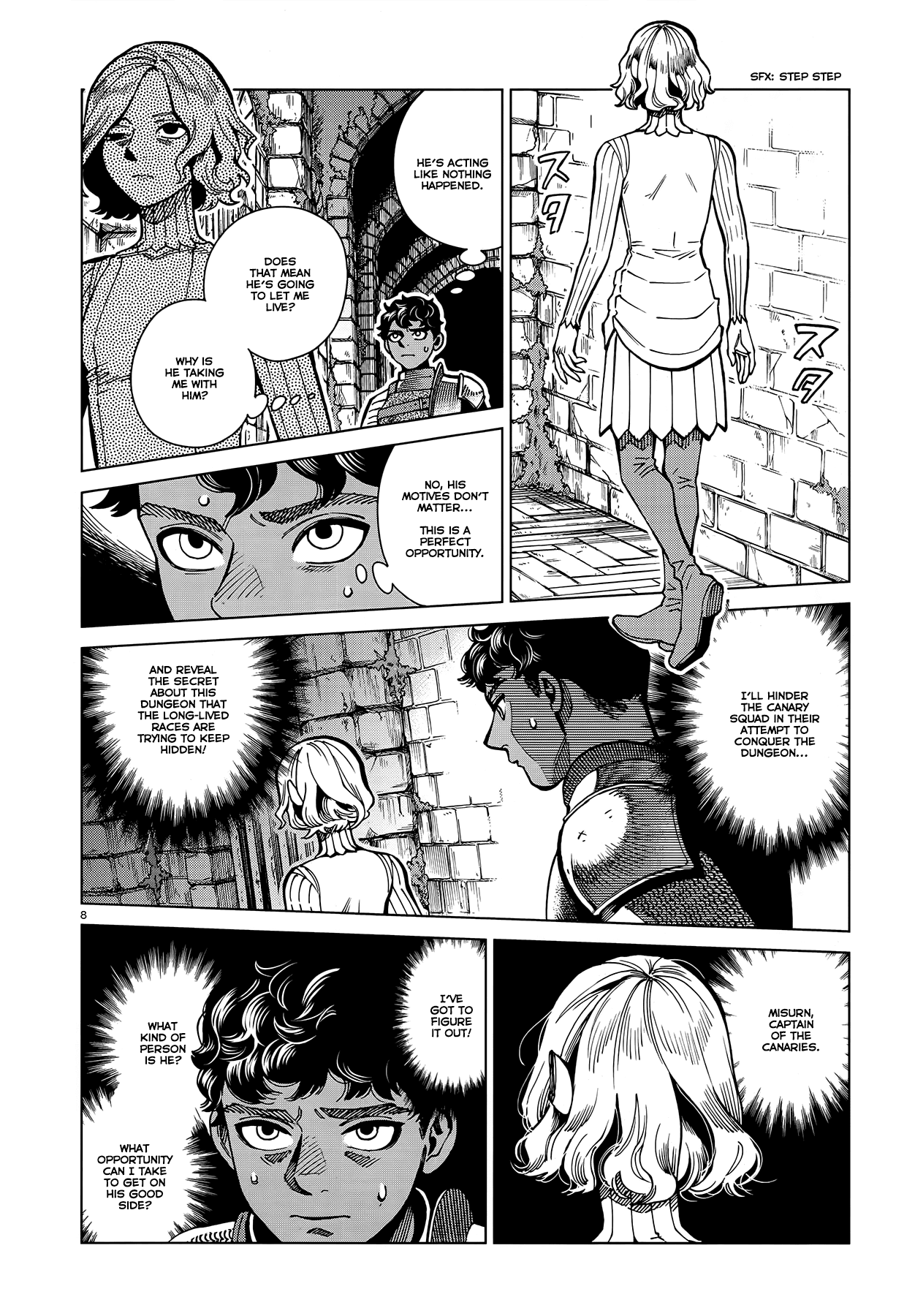 Dungeon Meshi Chapter 61 page 8 - Chapter 61: Roasted Walking Mushroom