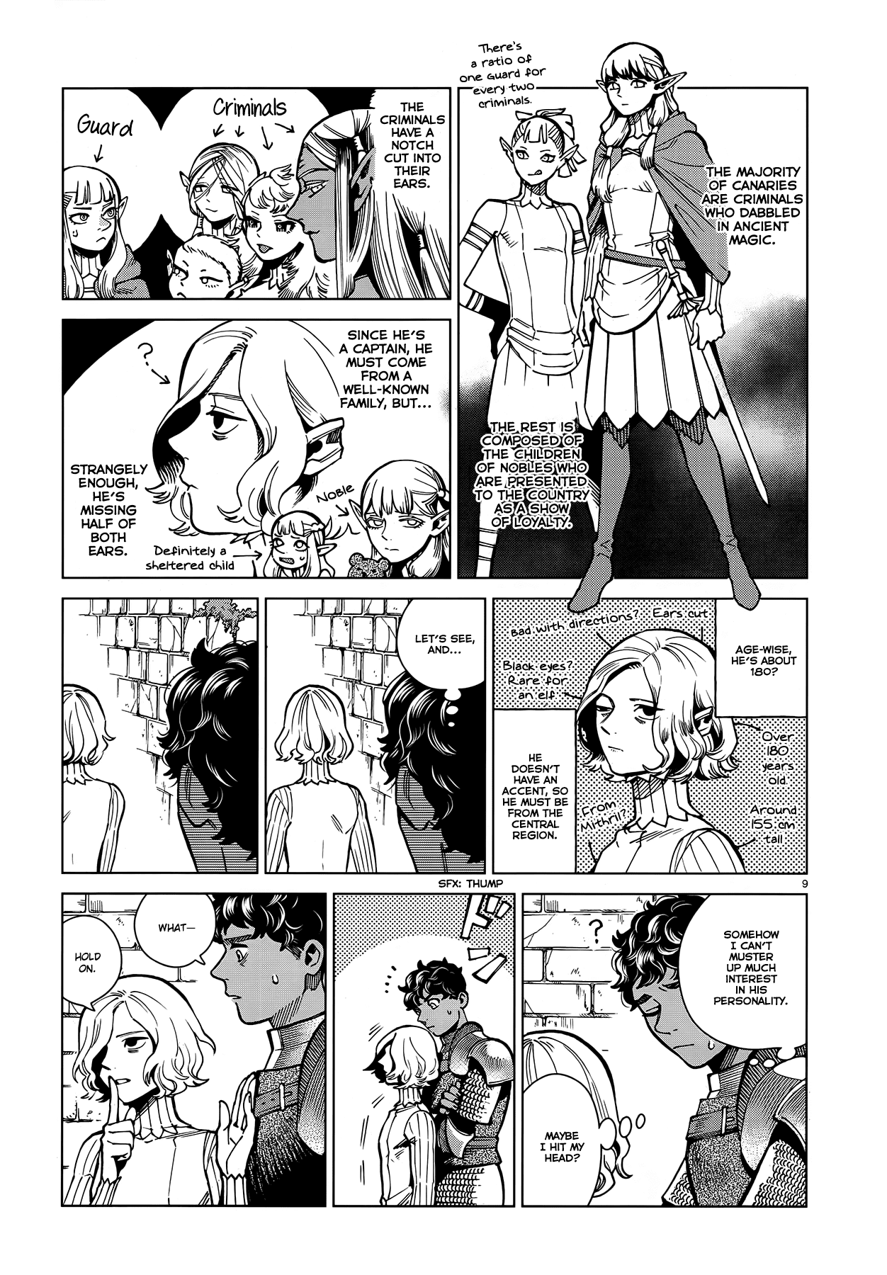 Dungeon Meshi Chapter 61 page 9 - Chapter 61: Roasted Walking Mushroom