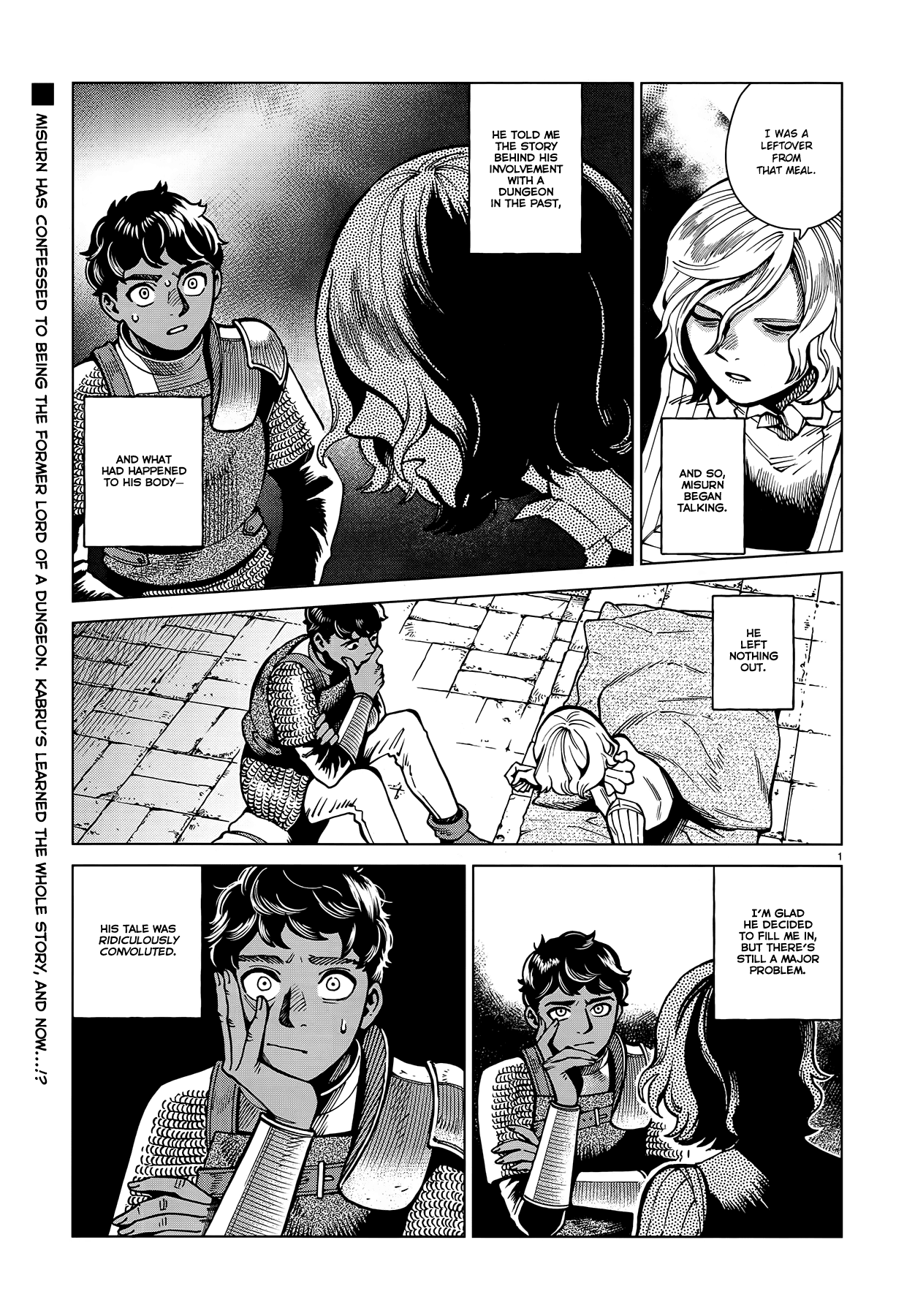 Dungeon Meshi Chapter 62 page 1 - Chapter 62: 6 Days