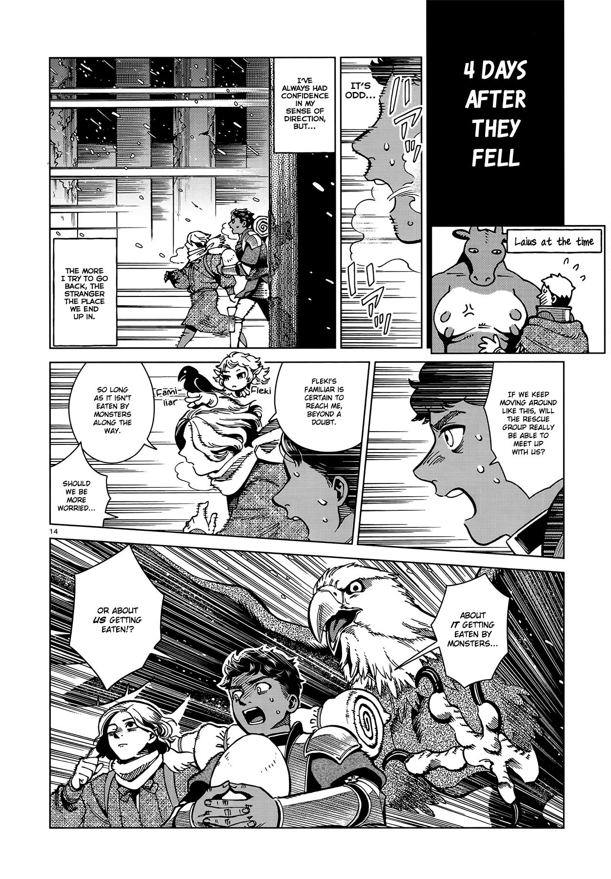 Dungeon Meshi Chapter 62 page 14 - Chapter 62: 6 Days