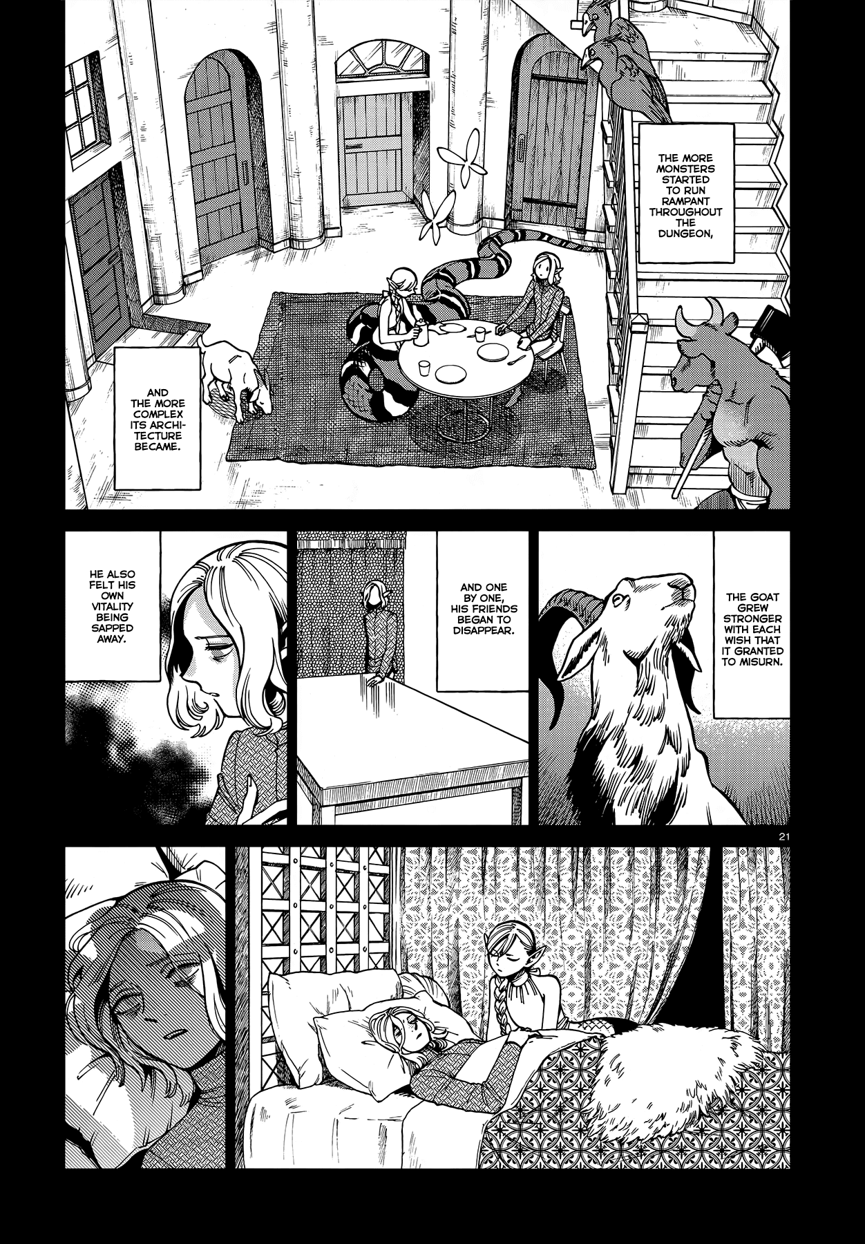 Dungeon Meshi Chapter 62 page 21 - Chapter 62: 6 Days