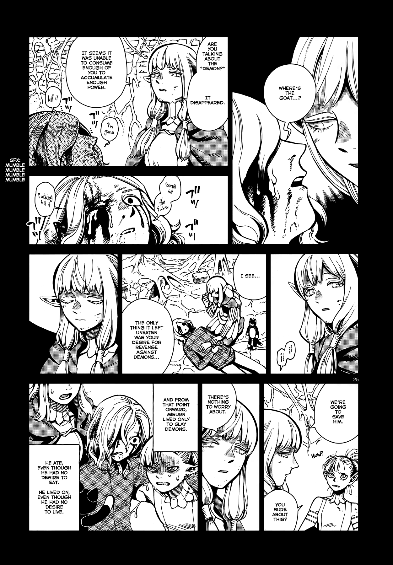 Dungeon Meshi Chapter 62 page 25 - Chapter 62: 6 Days