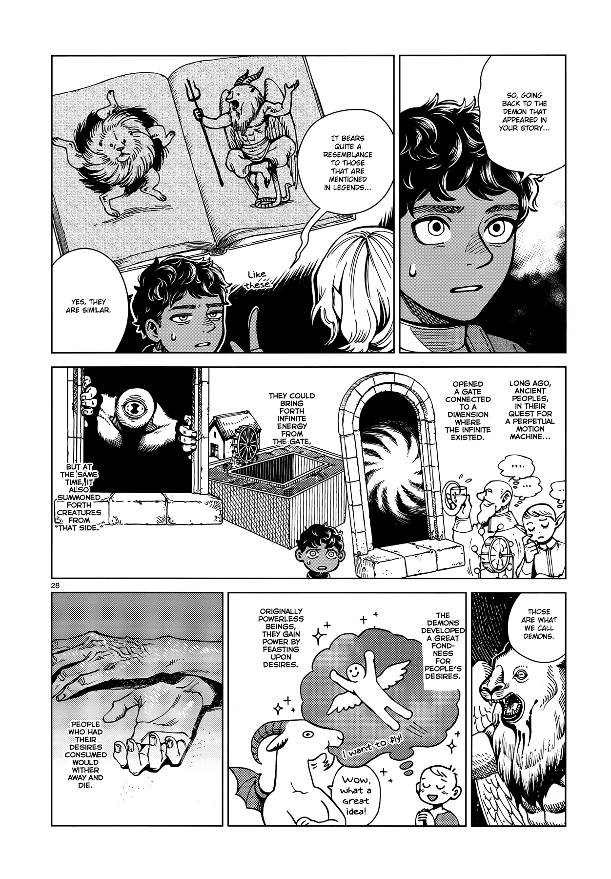 Dungeon Meshi Chapter 62 page 28 - Chapter 62: 6 Days