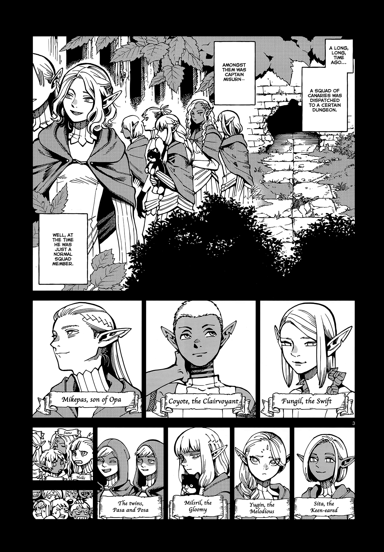 Dungeon Meshi Chapter 62 page 3 - Chapter 62: 6 Days